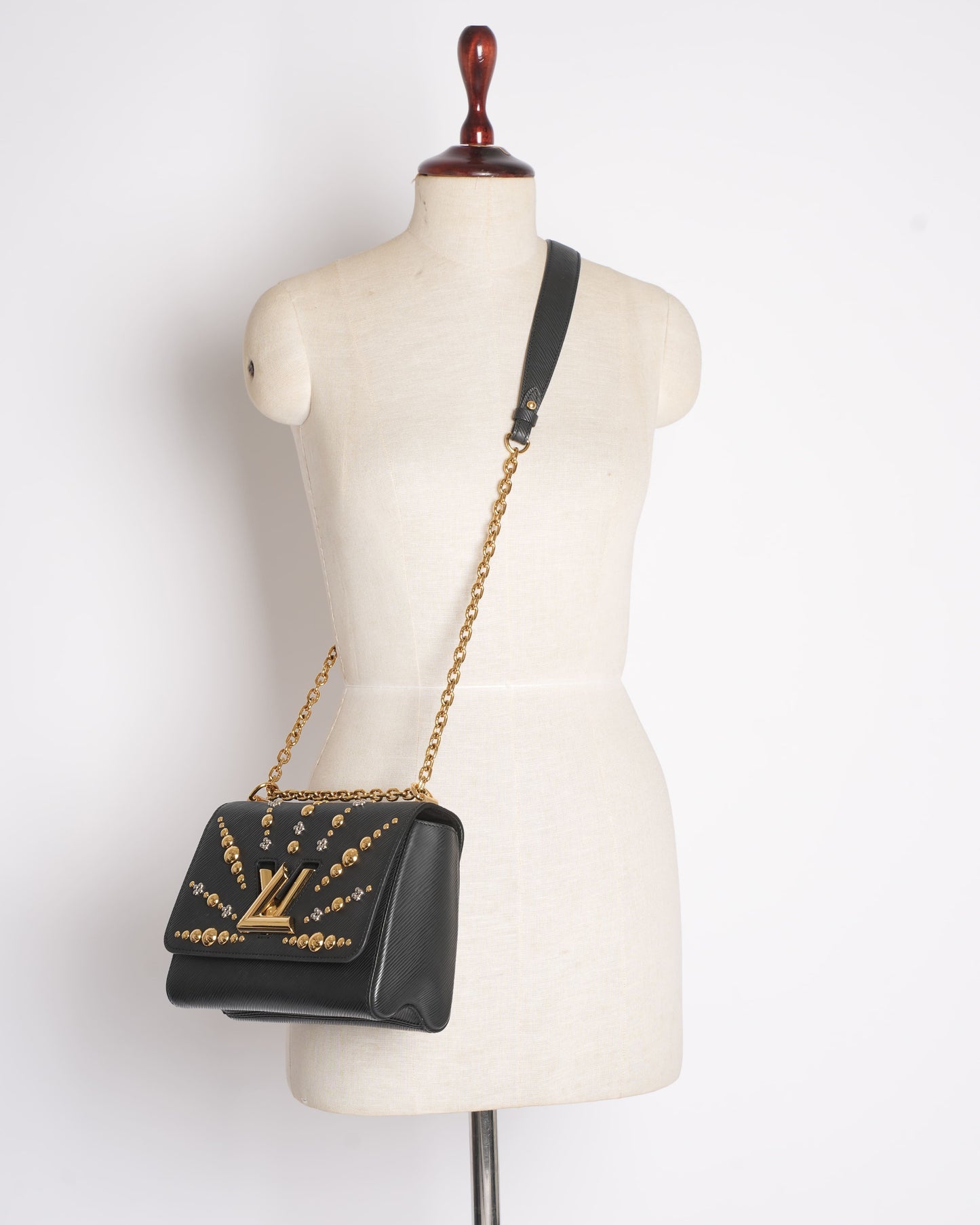 Louis Vuitton Twist Handbag in Studded Epi Leather