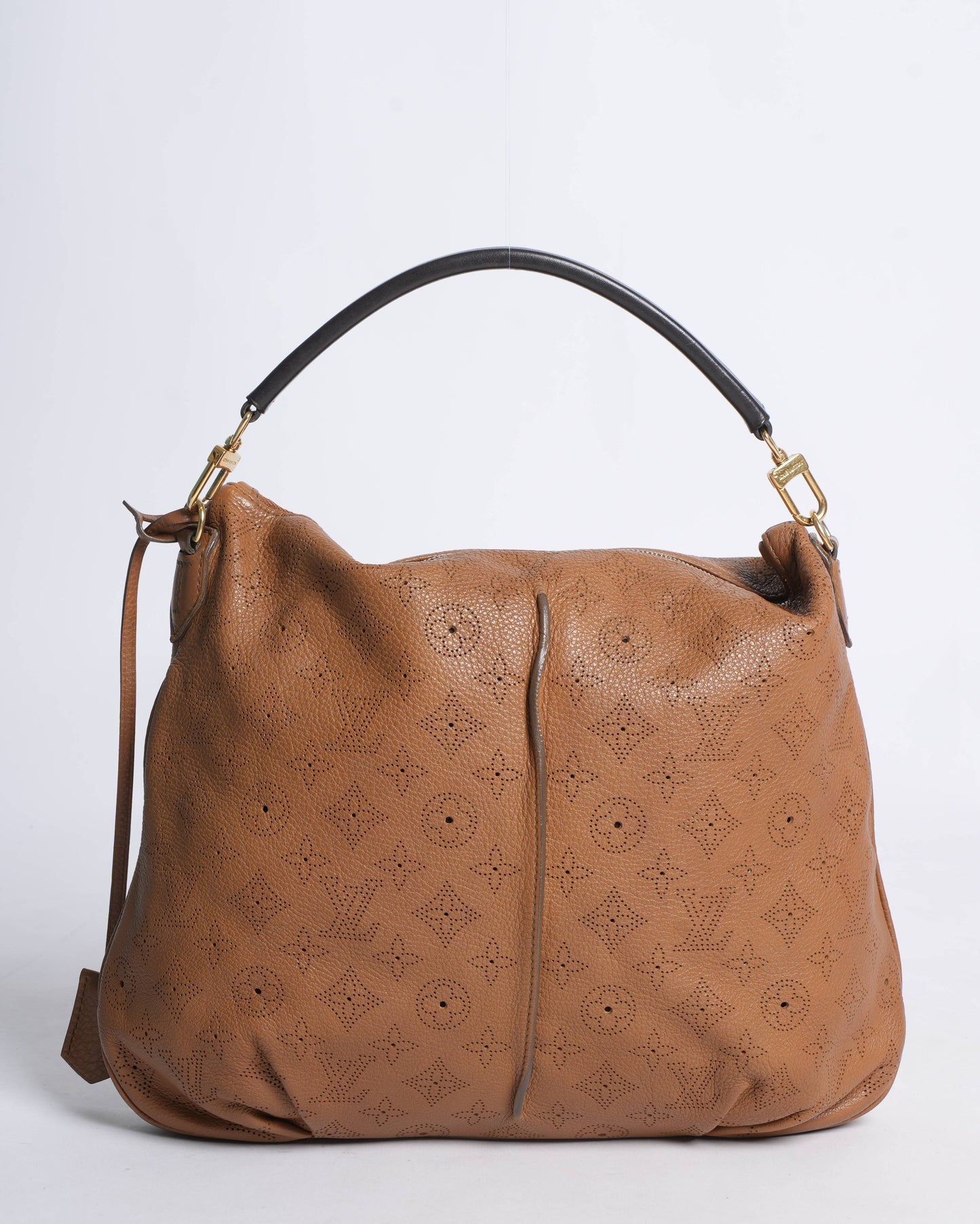 Louis Vuitton Caramel Monogram Mahina Leather Selene PM Shoulder Bag