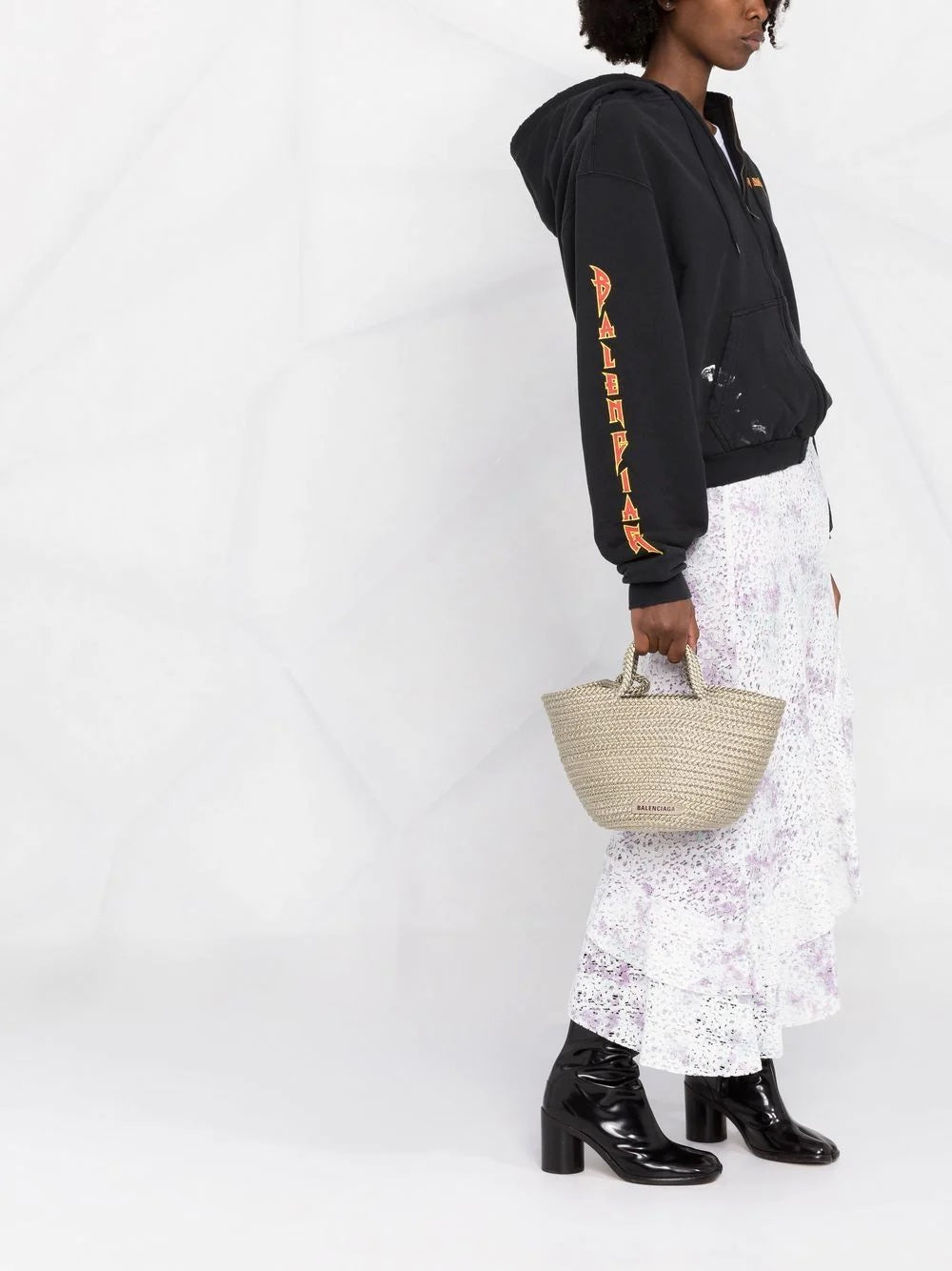BALENCIAGA IBIZA WOVEN BASKET BAG
