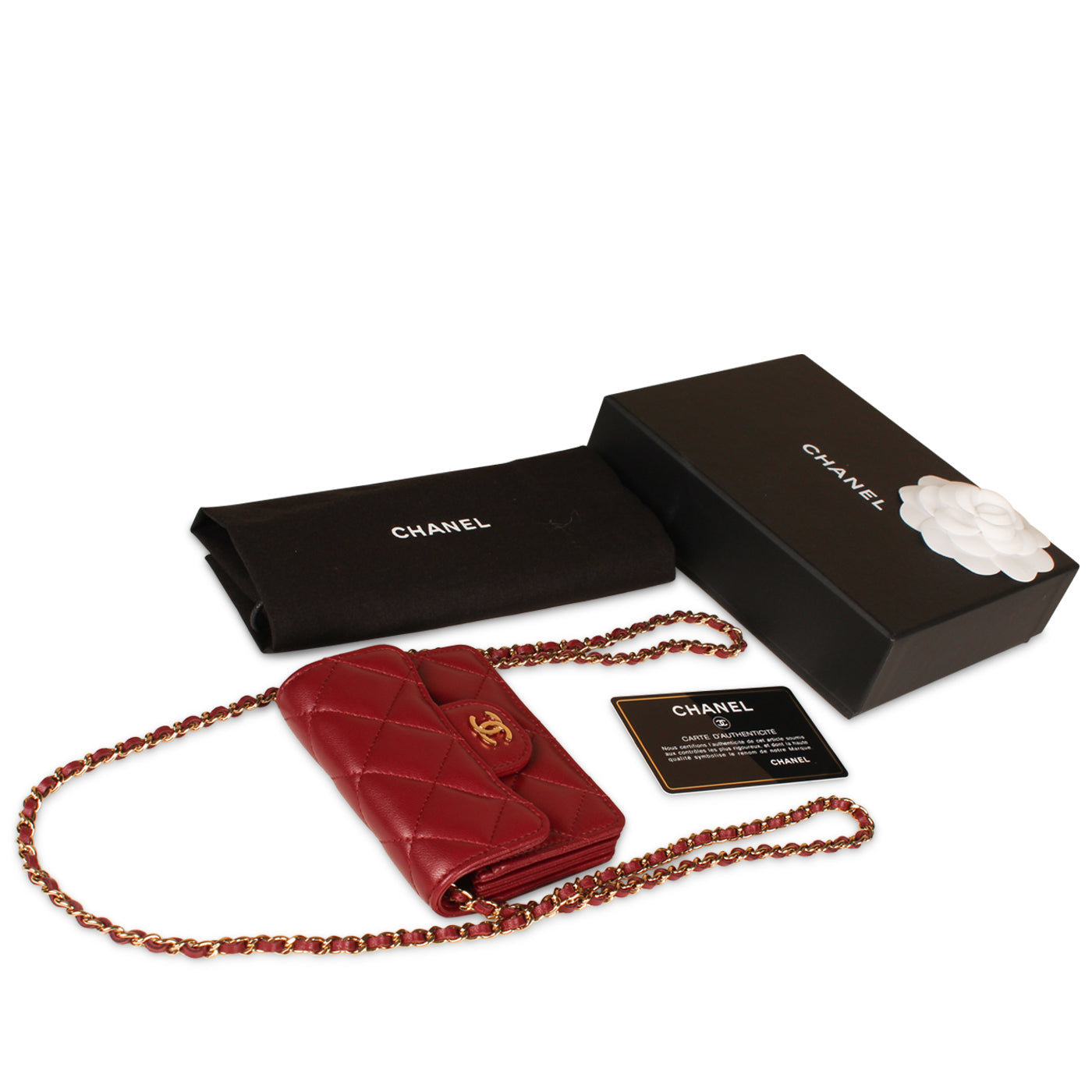 Chanel Classic Flap Cardholder on Chain