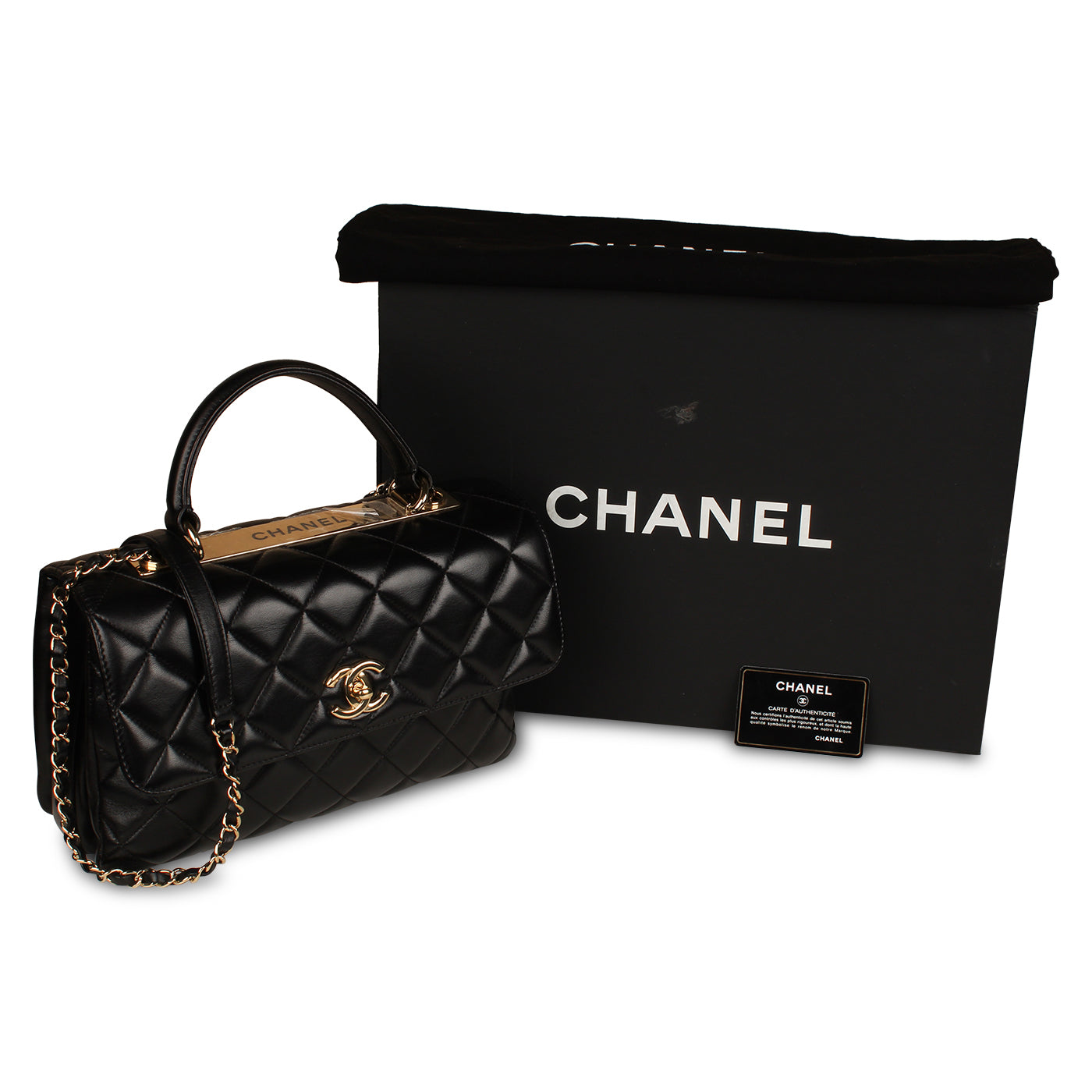 Chanel Trendy CC Flap Bag - Medium Black