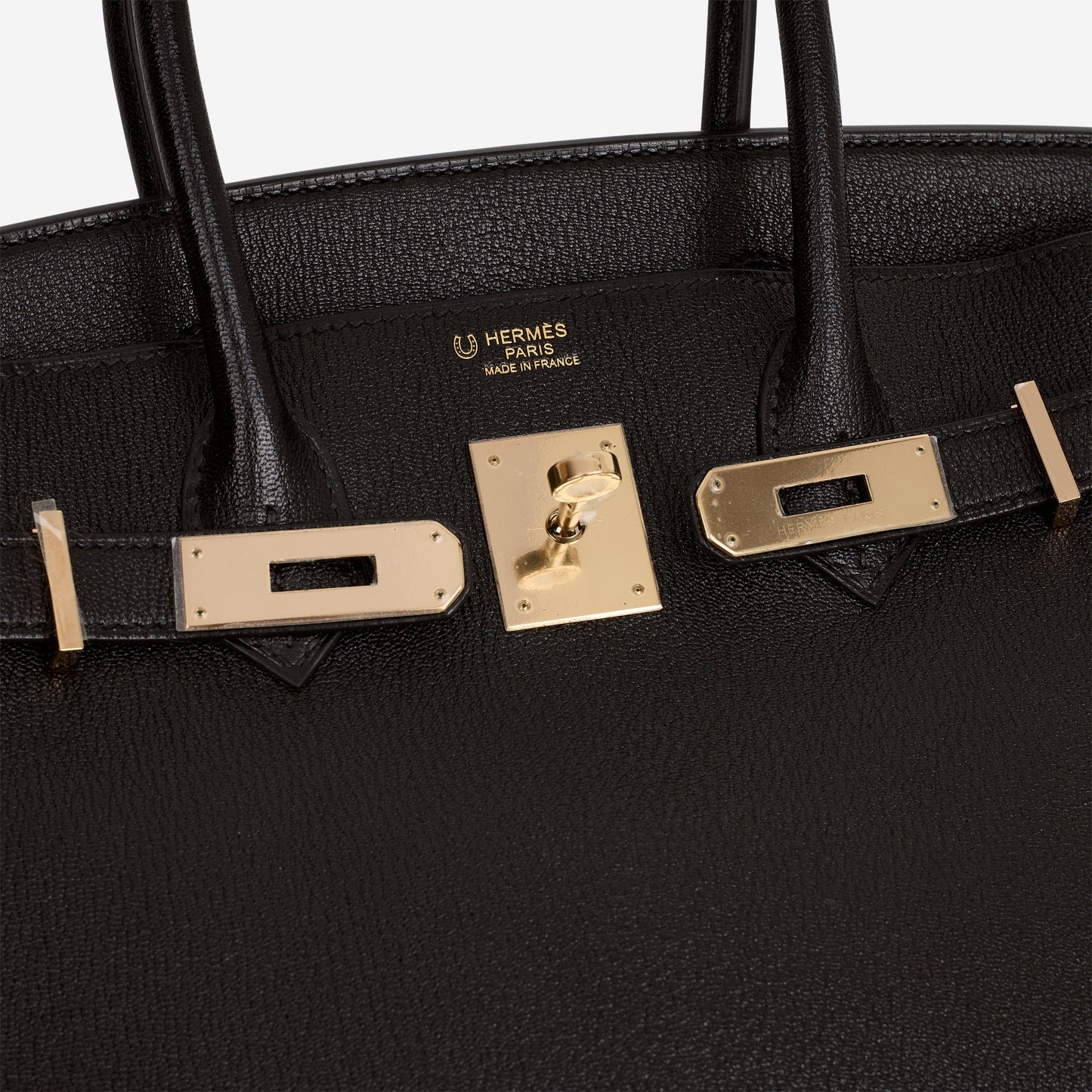 Hermès HSS Birkin 30 - Black Chevre / Rouge Casaque Interior | Permabrass Hardware