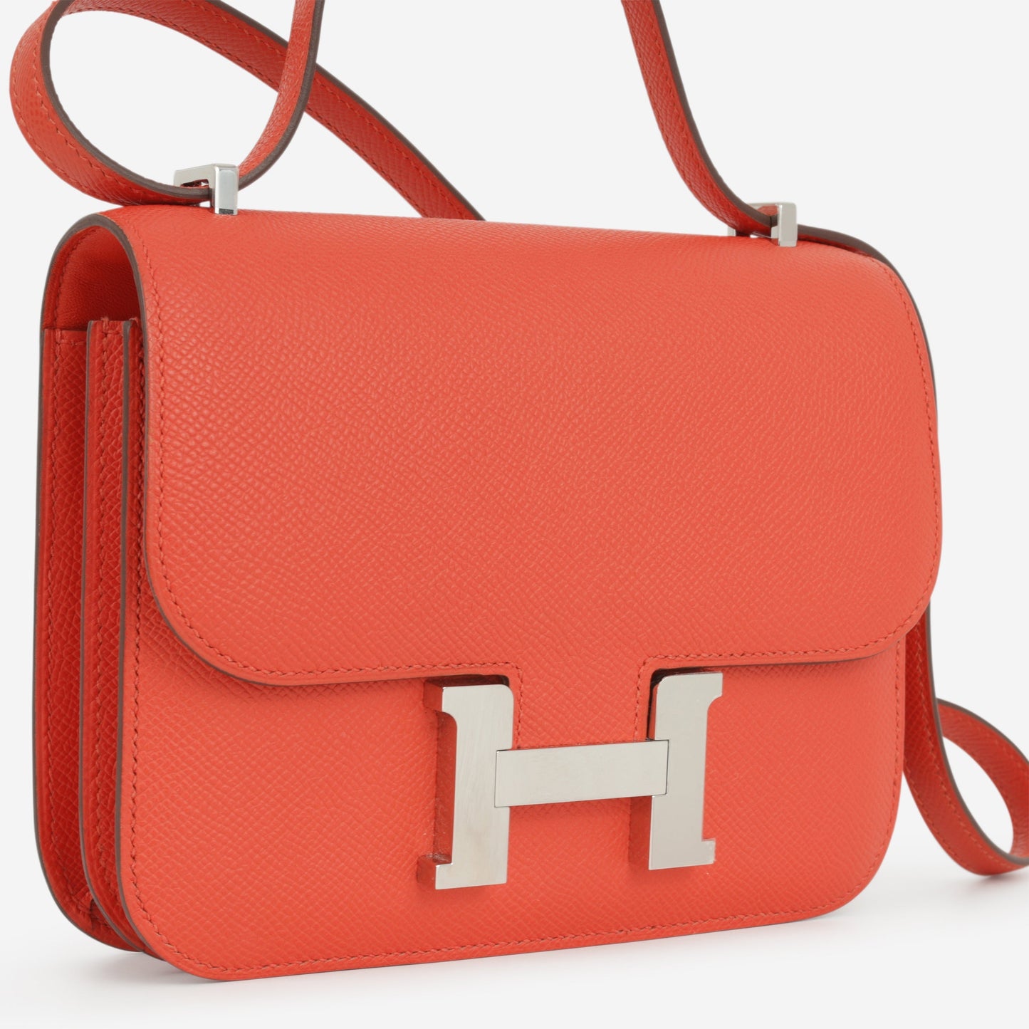 Hermès Constance 18 - Capucine Epsom | Palladium Hardware