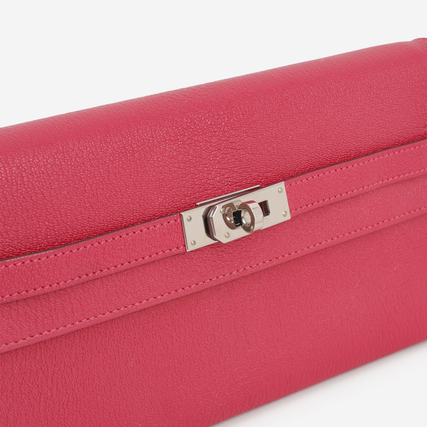 Hermès Kelly To Go Wallet - Rose Mexico Chevre | Palladium Hardware