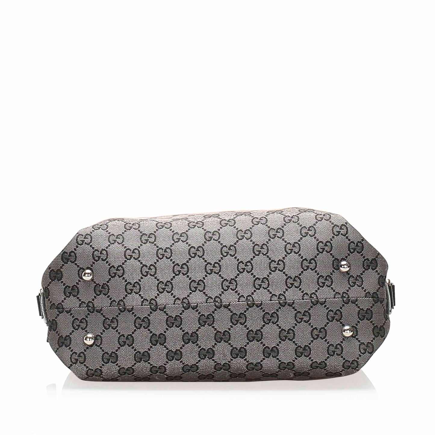 Gucci Leather Canvas Shoulder Bag