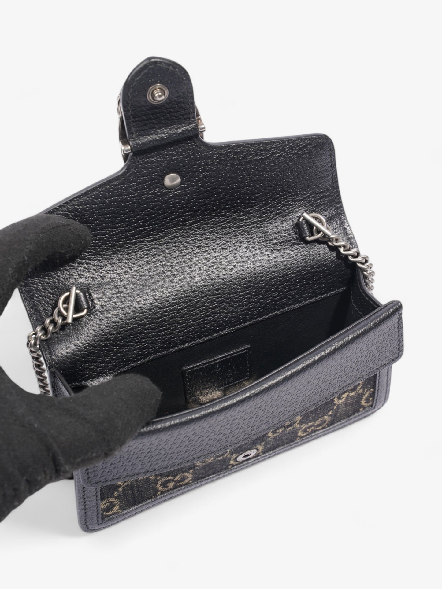 Gucci Dionysus Black / GG Supreme Denim Super Mini