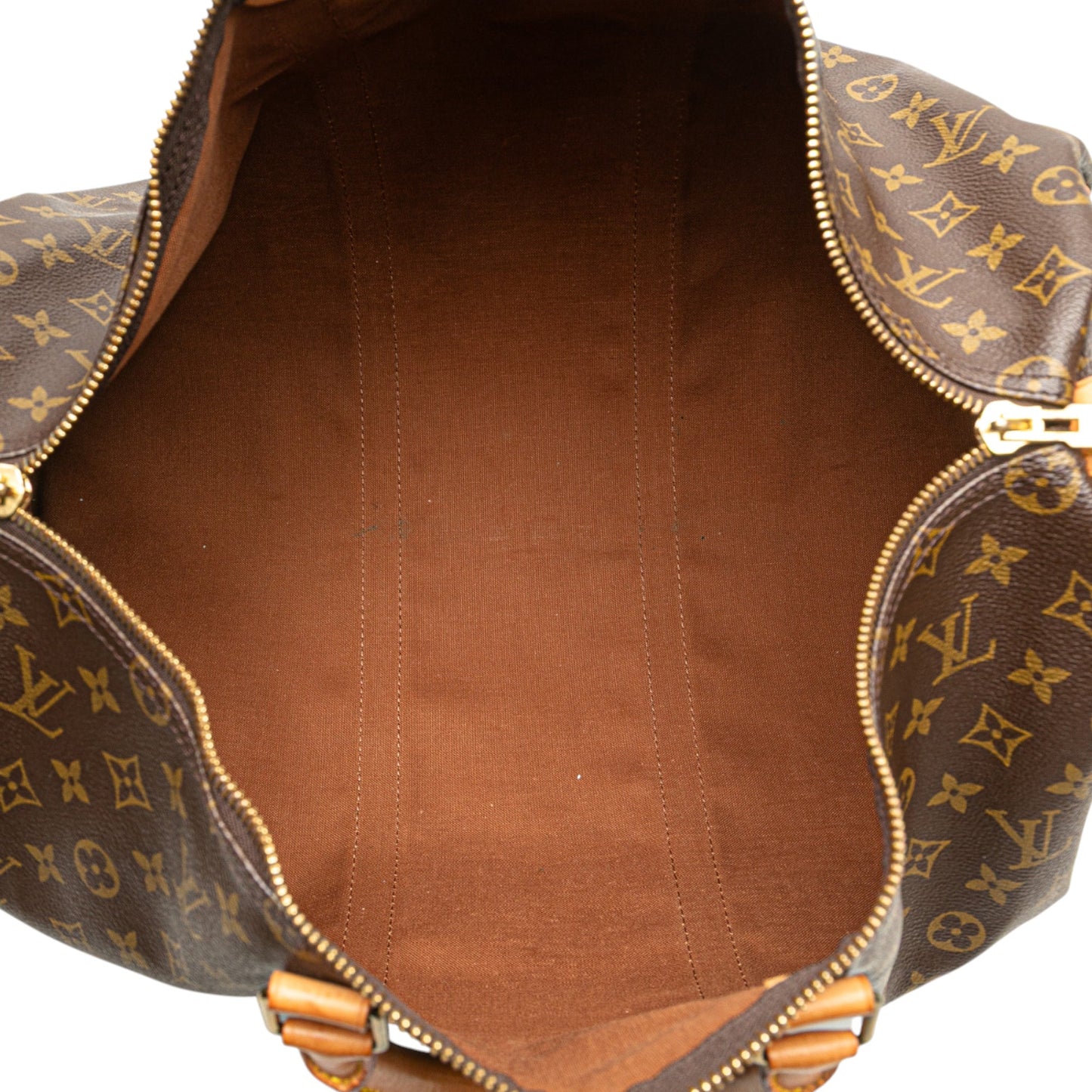 Brown Louis Vuitton Monogram Keepall 50 Travel Bag