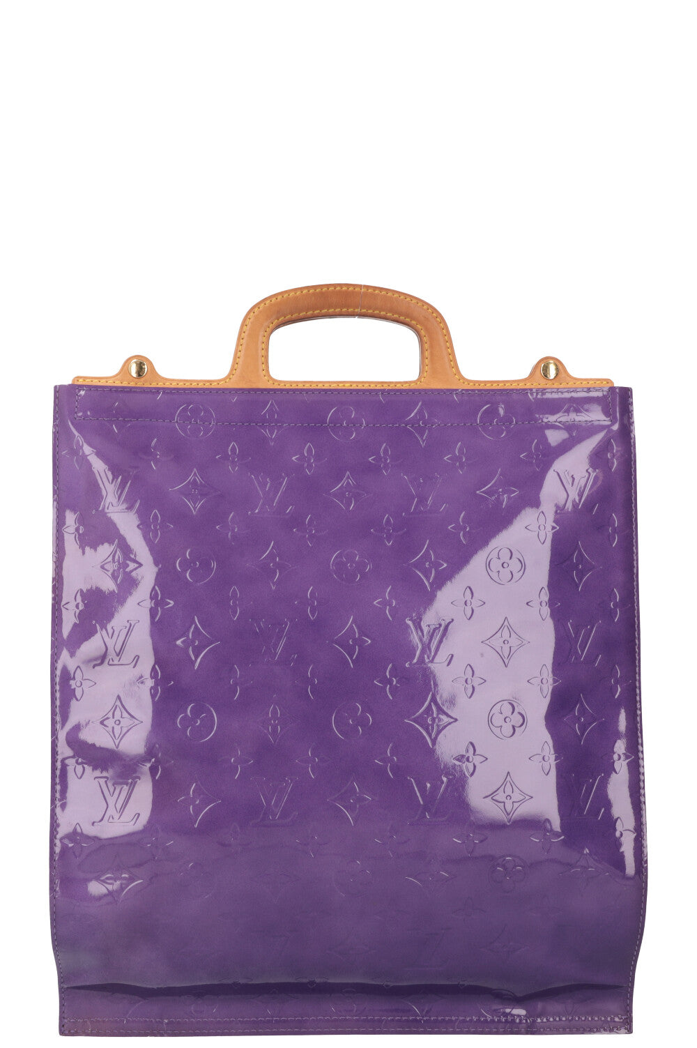 LOUIS VUITTON Stanton Tote Bag Vernis Purple