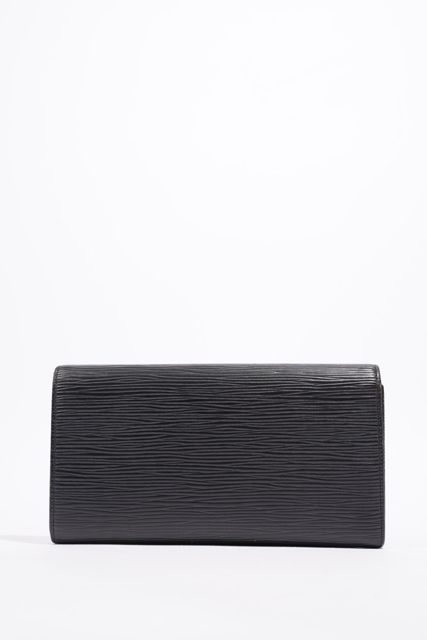 Louis Vuitton Long Wallet Black Epi Leather