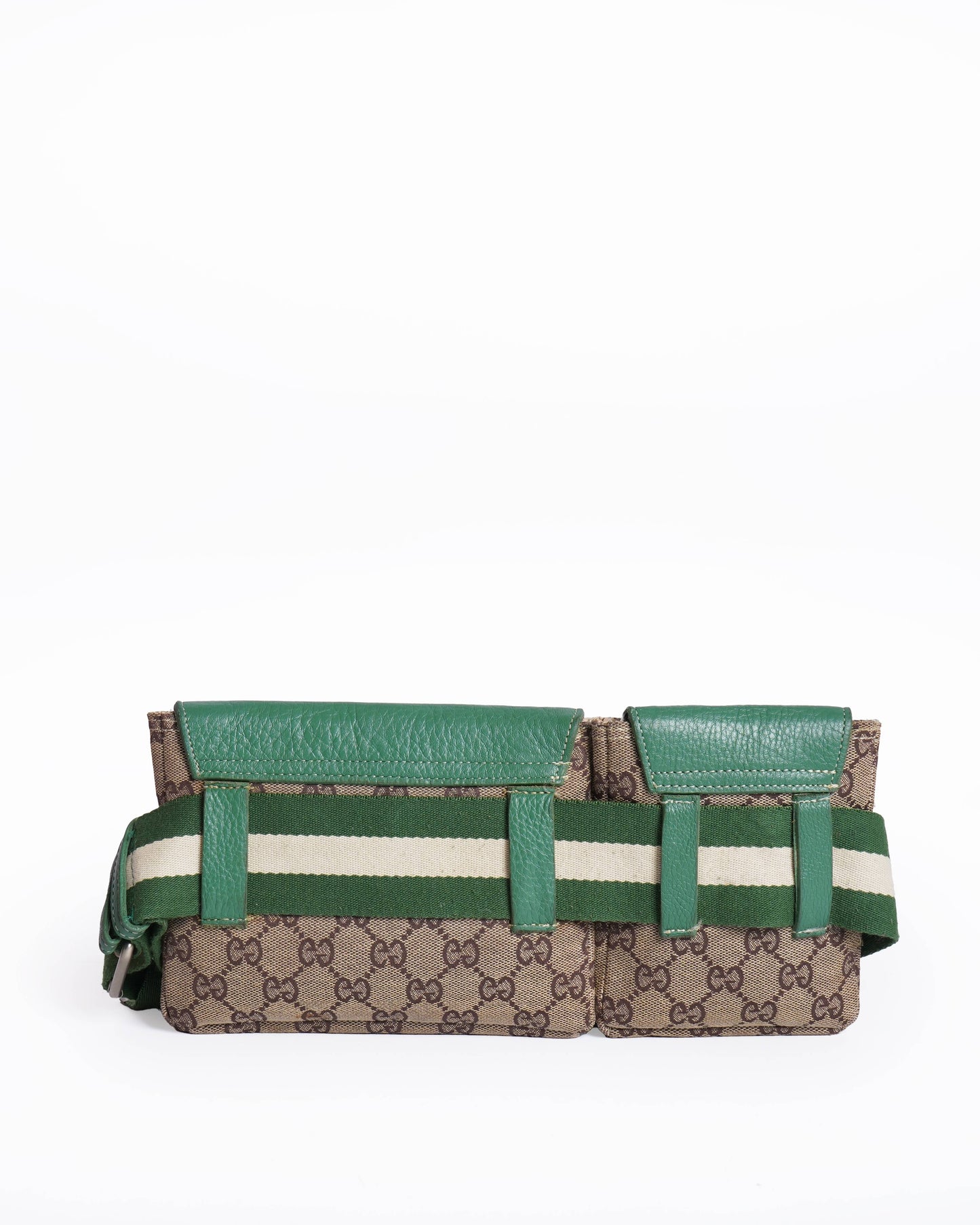 Gucci Lou Monogram Leather Canvas Handbag