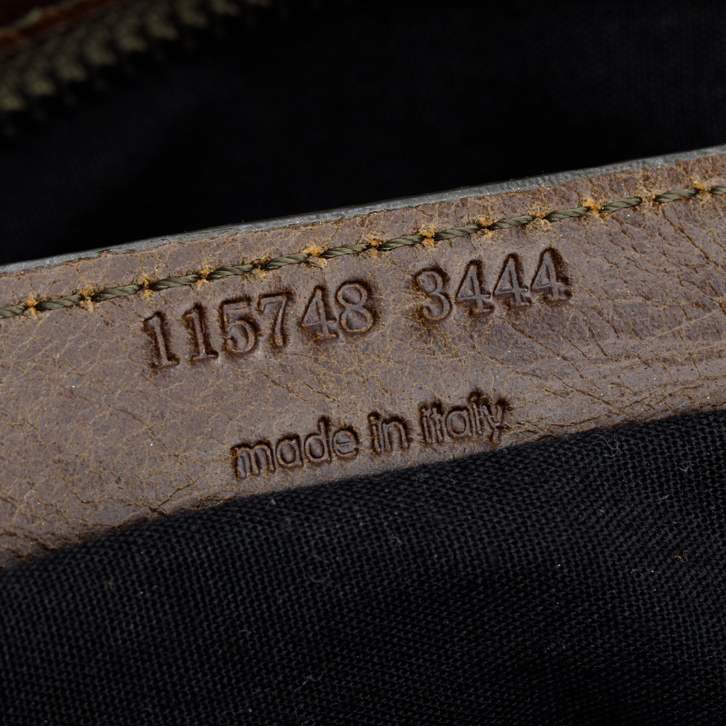 Balenciaga Brown Agneau Leather Le City Medium Bag