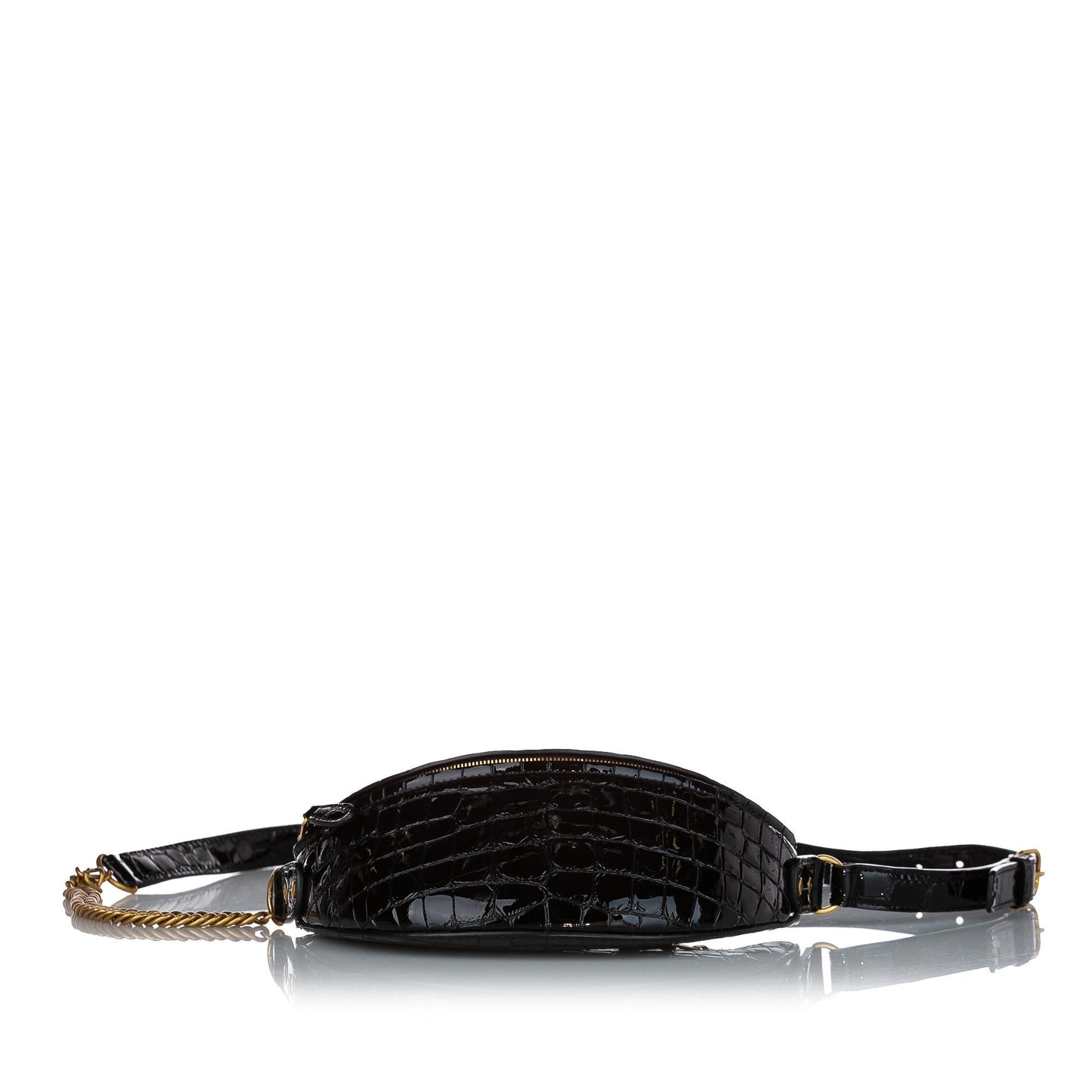 Luxury Balenciaga Trending 2026 Souvenir Embossed Patent Leather Belt Bag (SHG-27024)