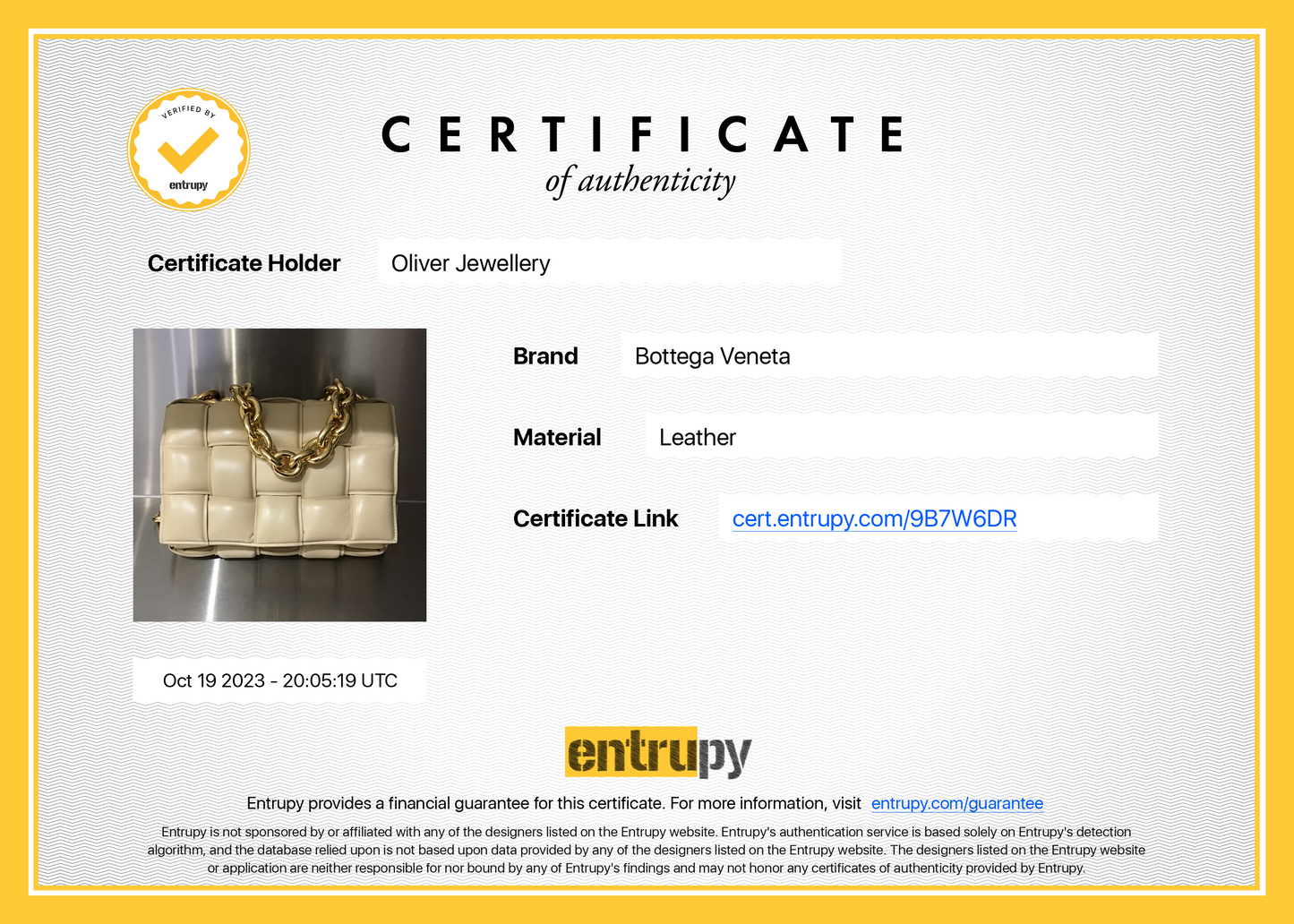 Bottega Veneta Beige Nappa Intrecciato Padded Cassette Bag