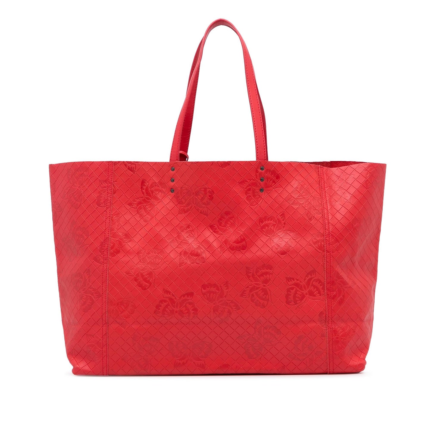 Luxury Bottega Veneta Intrecciomirage Butterfly Tote (SHG-UC3B75)