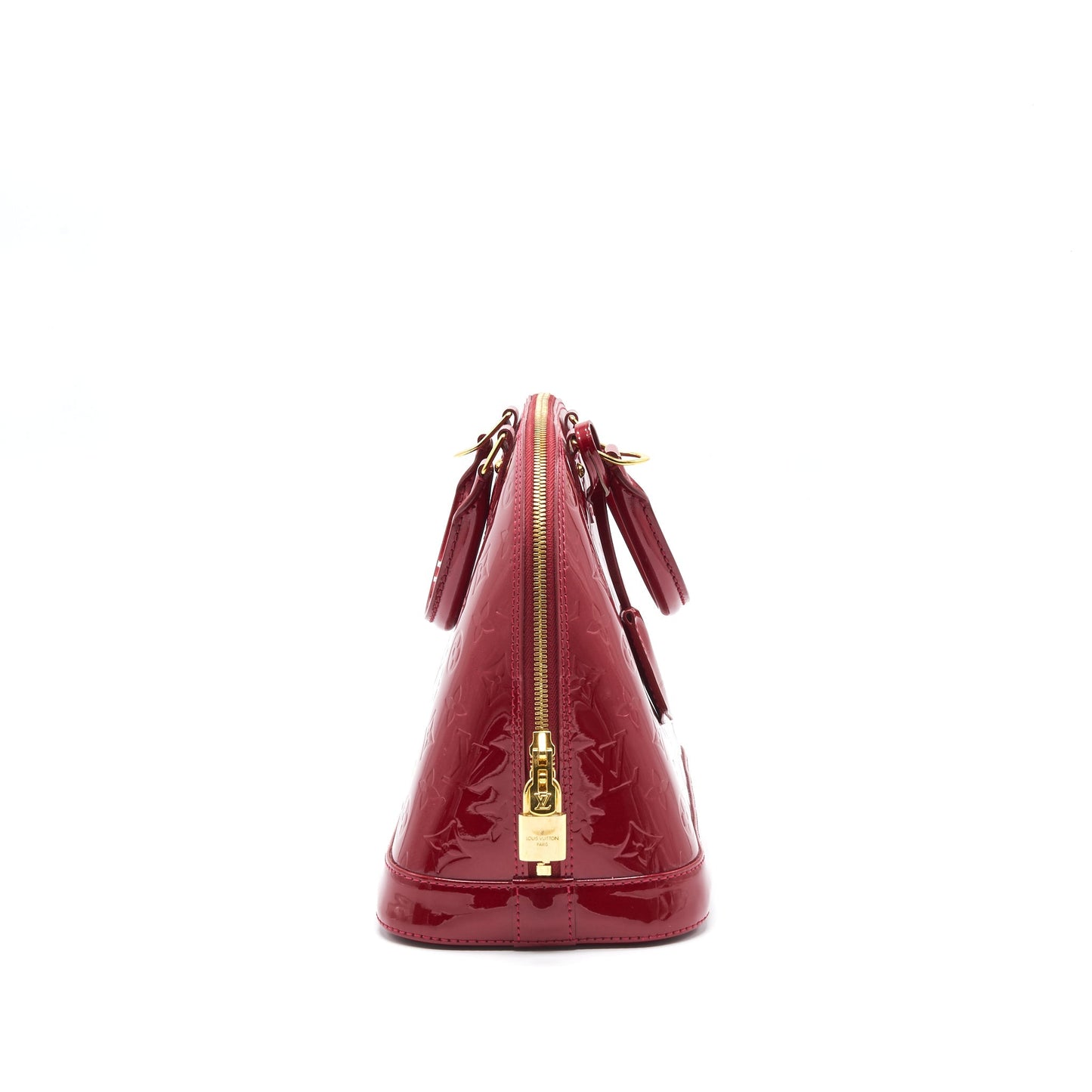 Louis Vuitton Alma PM Patent Leather Red GHW