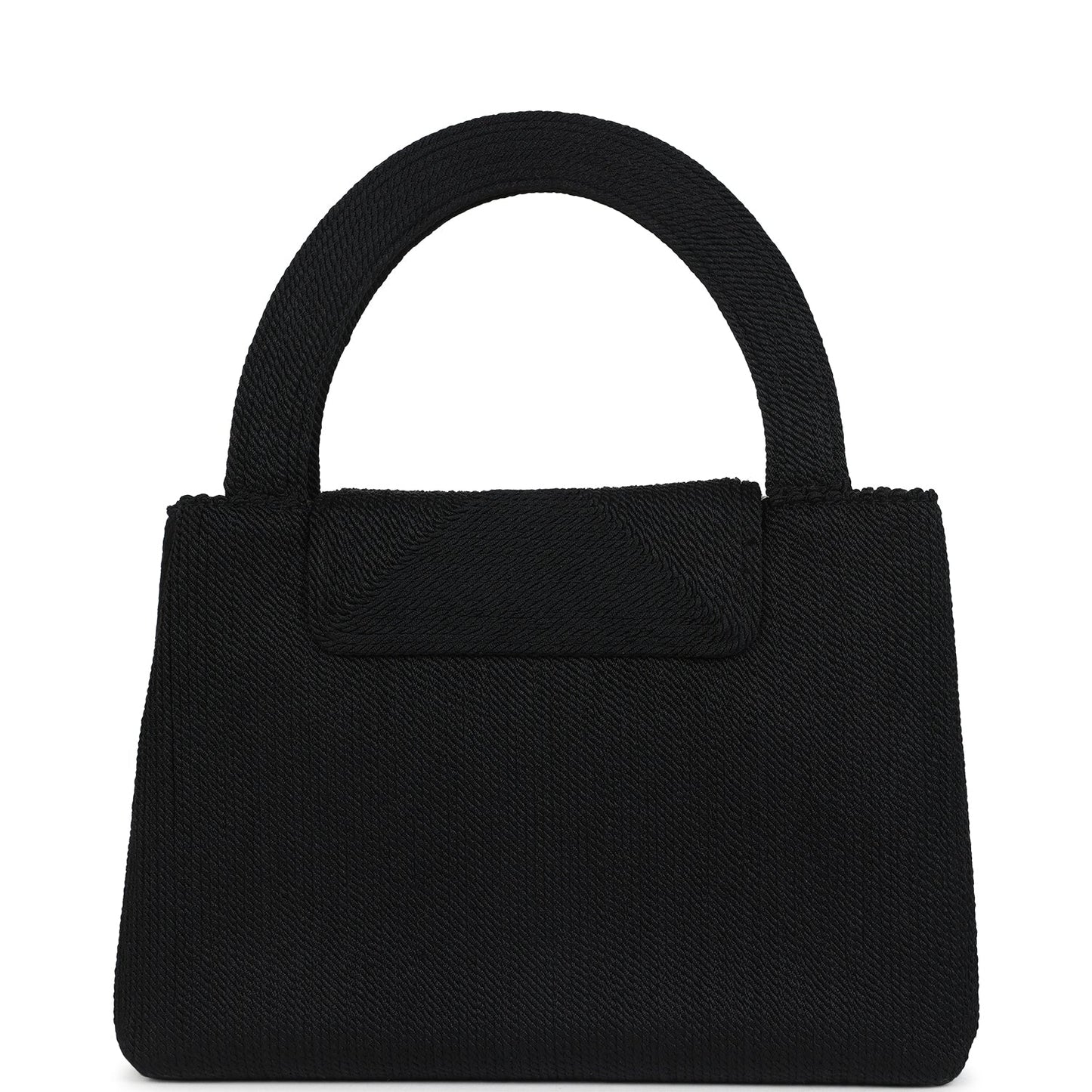 Chanel Large Kelly Rope Black Woven Gold Hardware Shoulder Bag
