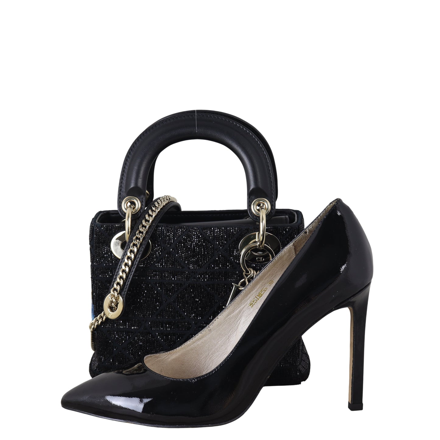 Dior Lady Dior Mini Beaded
