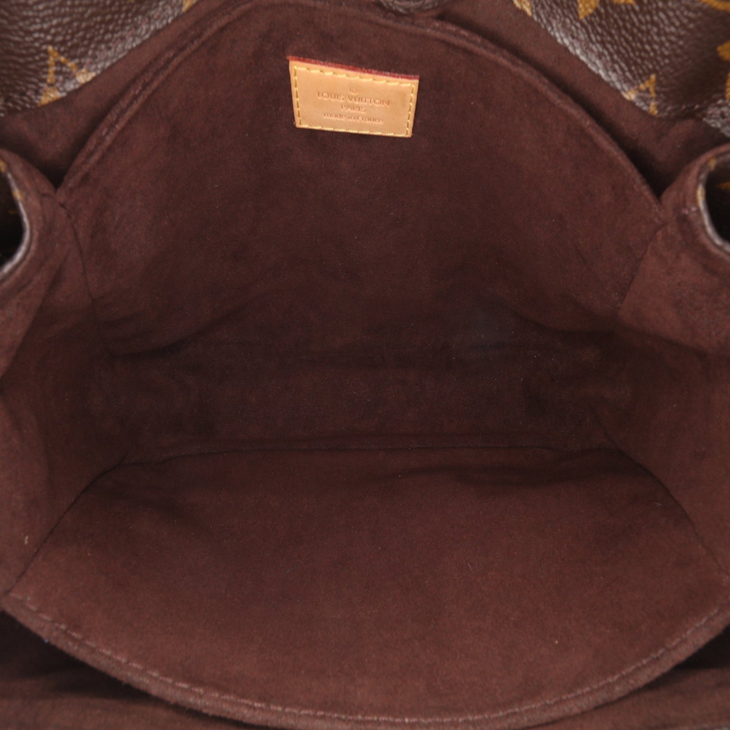 Brown Louis Vuitton Monogram Pochette Metis Satchel