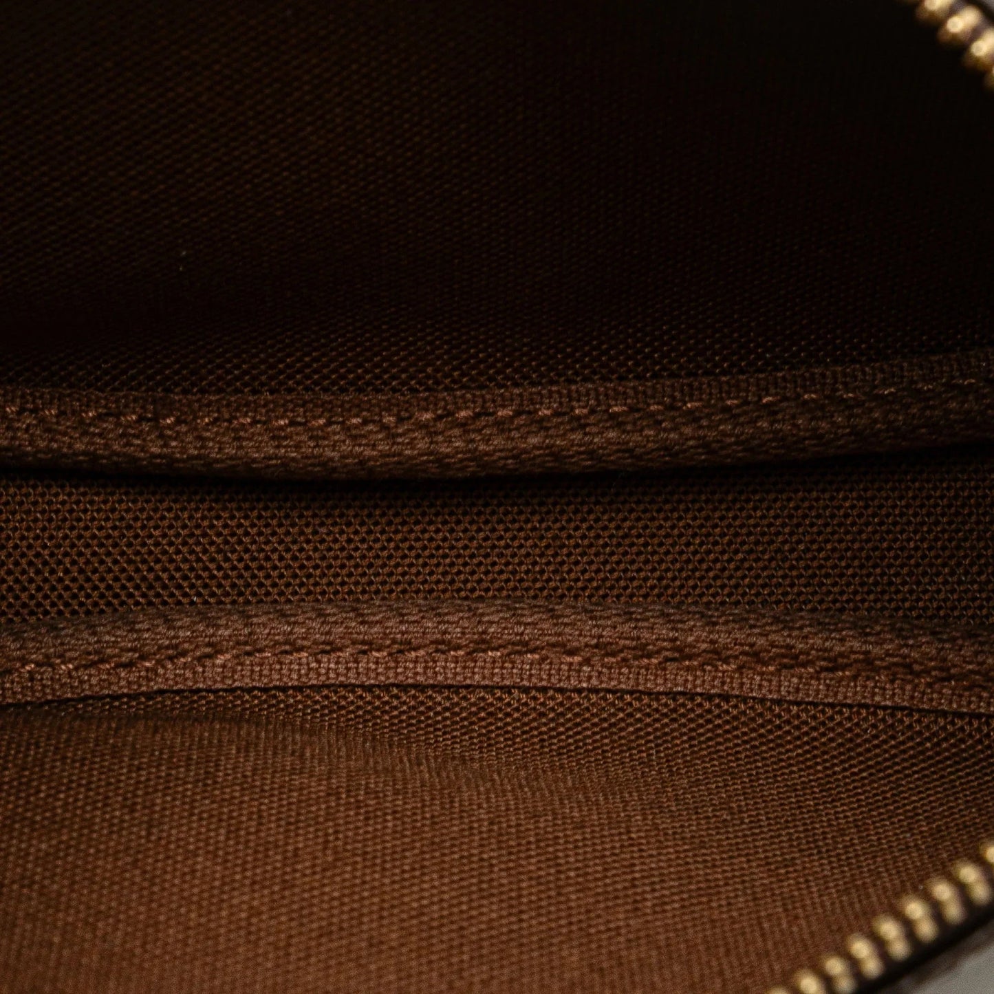 Brown Louis Vuitton Monogram Mini Pochette Accessoires Handbag