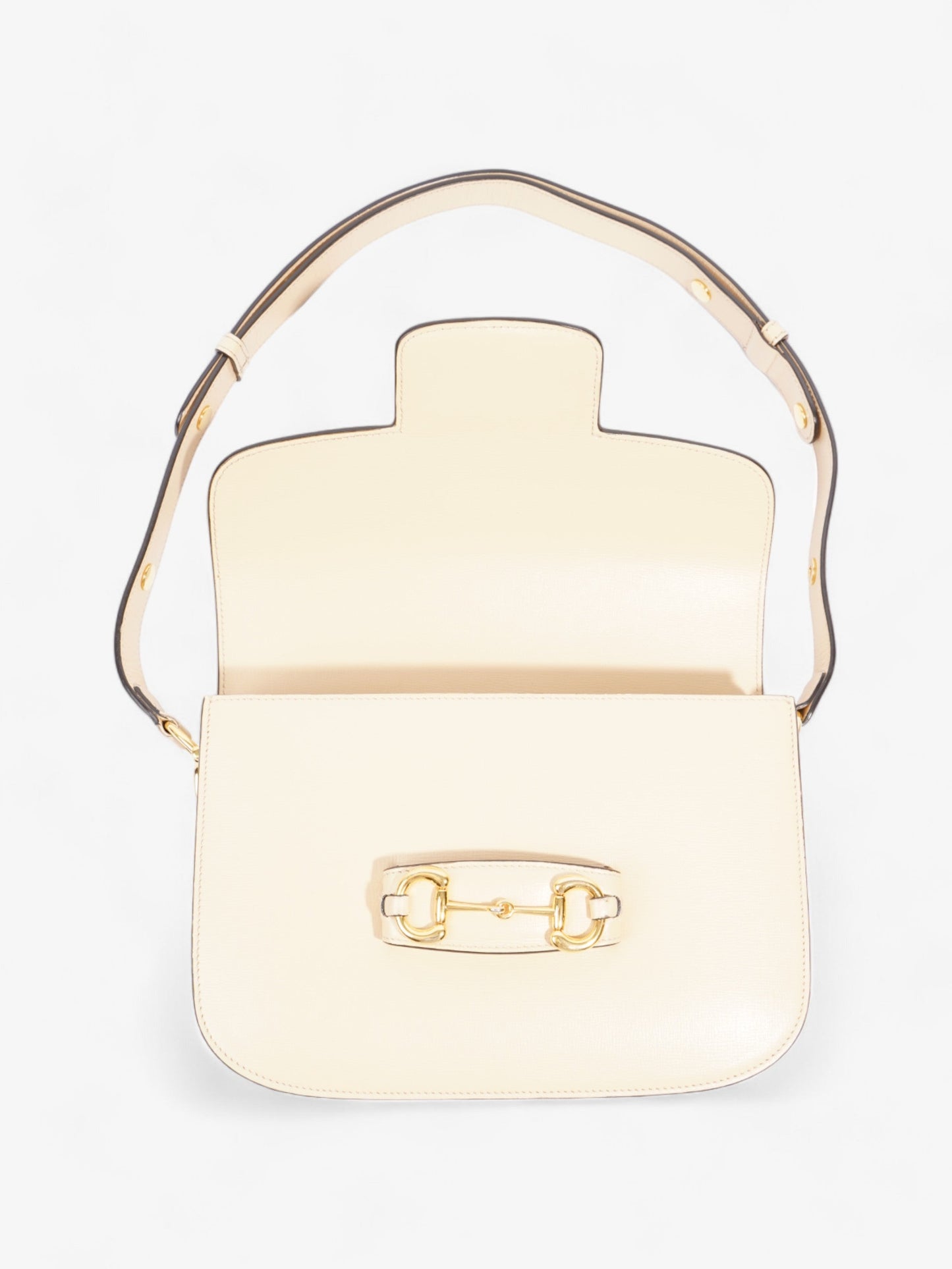 Gucci Horsebit 1955 Beige Leather