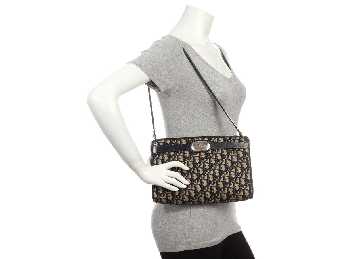 Dior Navy Diorissimo Shoulder Bag