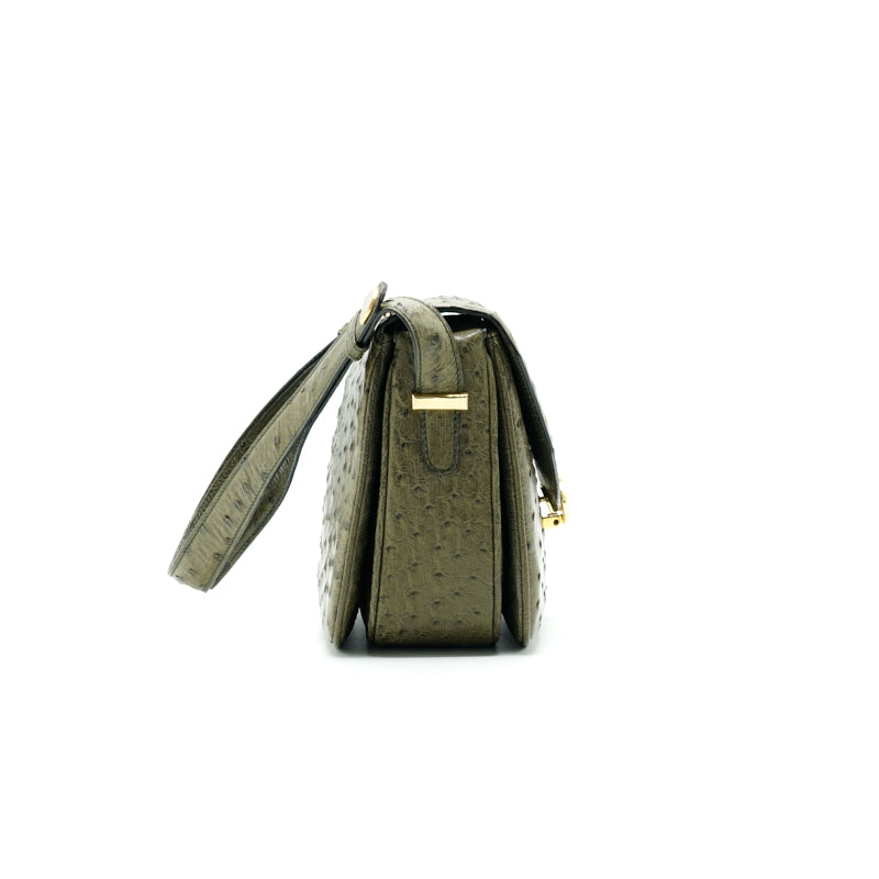 Luxury CELINE Vintage Ostrich Triomphe Bag
