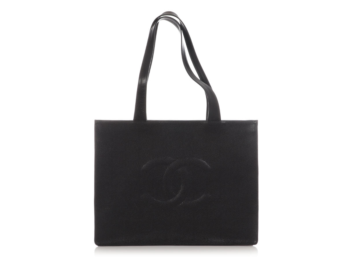 Chanel XL Black Caviar Tote
