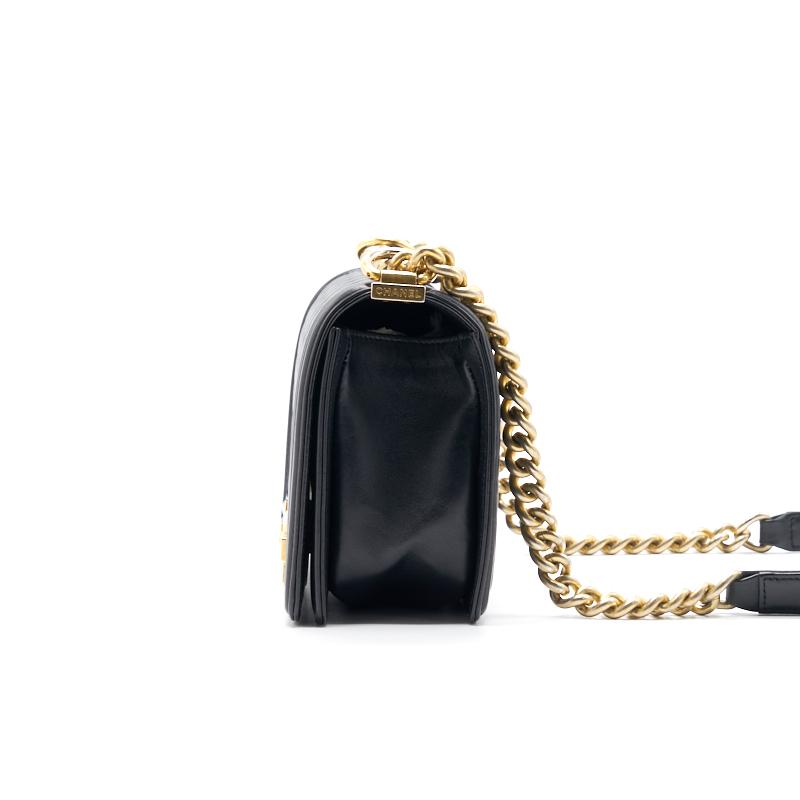 Chanel Calfskin Old Medium Leboy Handbag