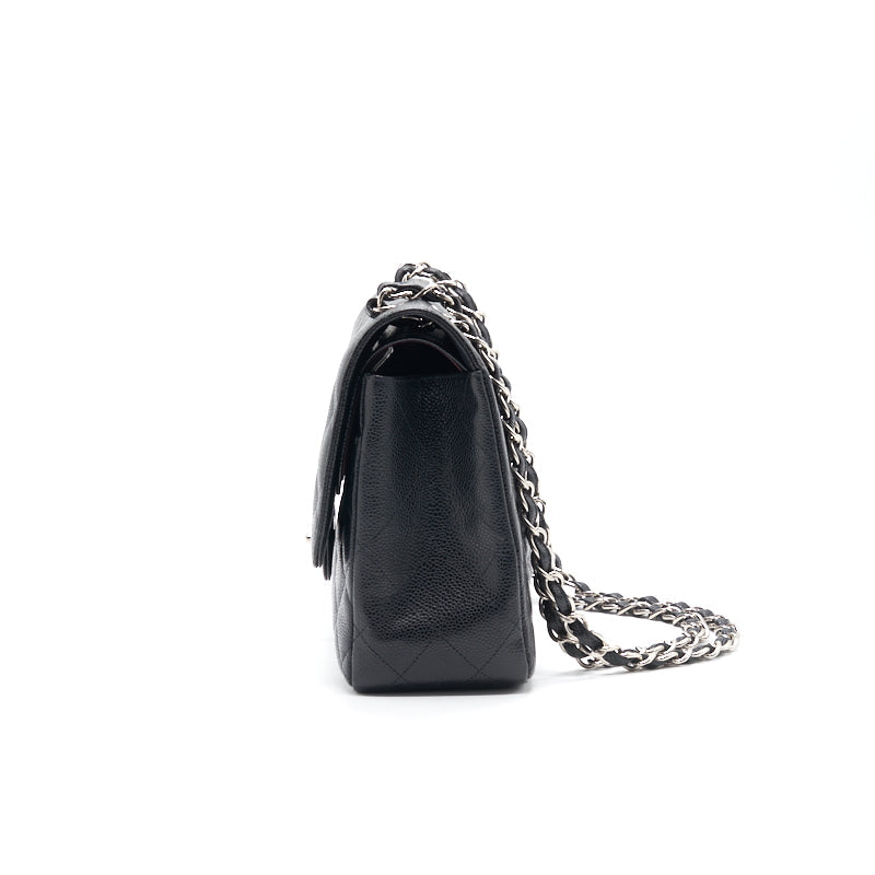 Chanel Jumbo Classic Double Flap Caviar with SHW Shoulder Bag