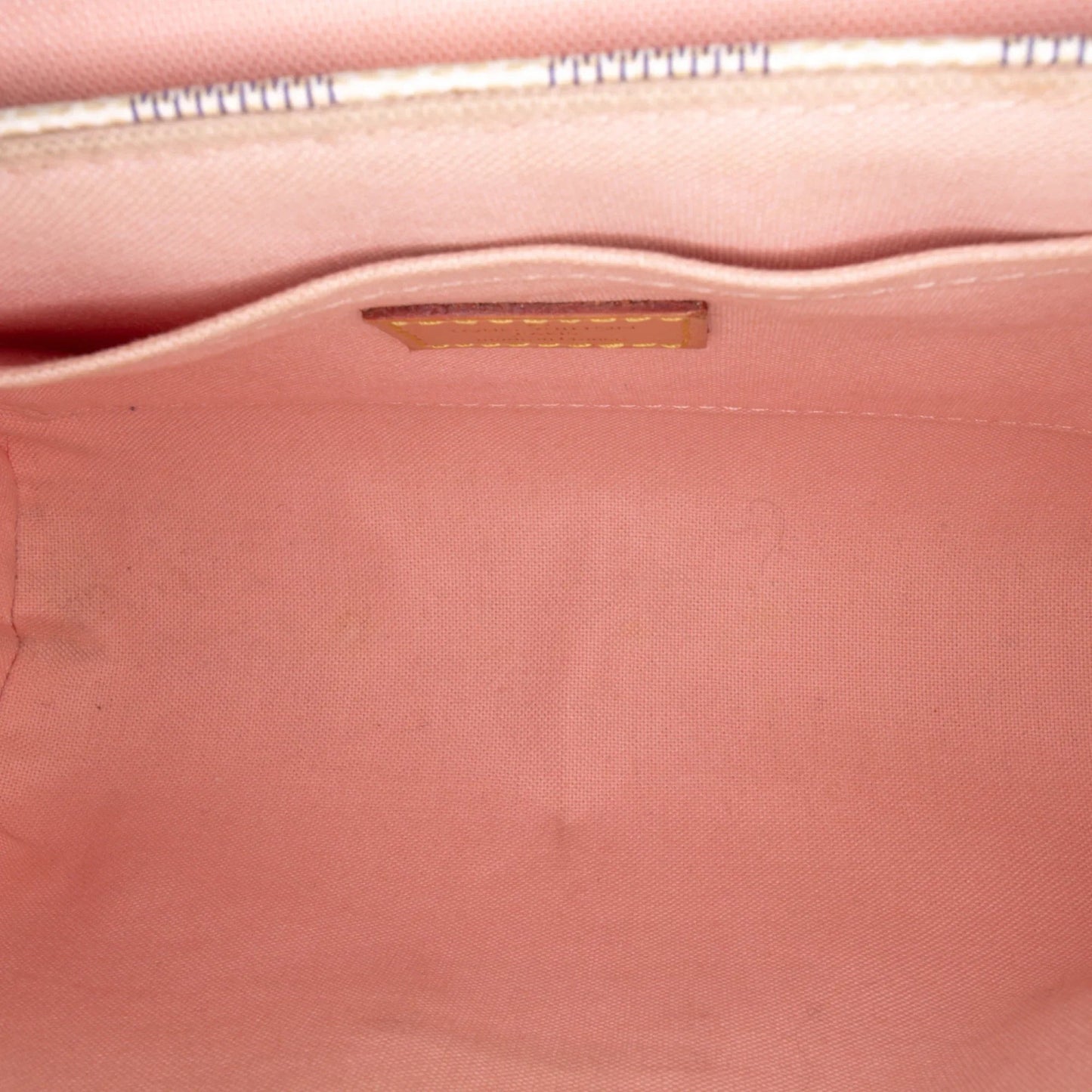 White Louis Vuitton Damier Azur Croisette Satchel