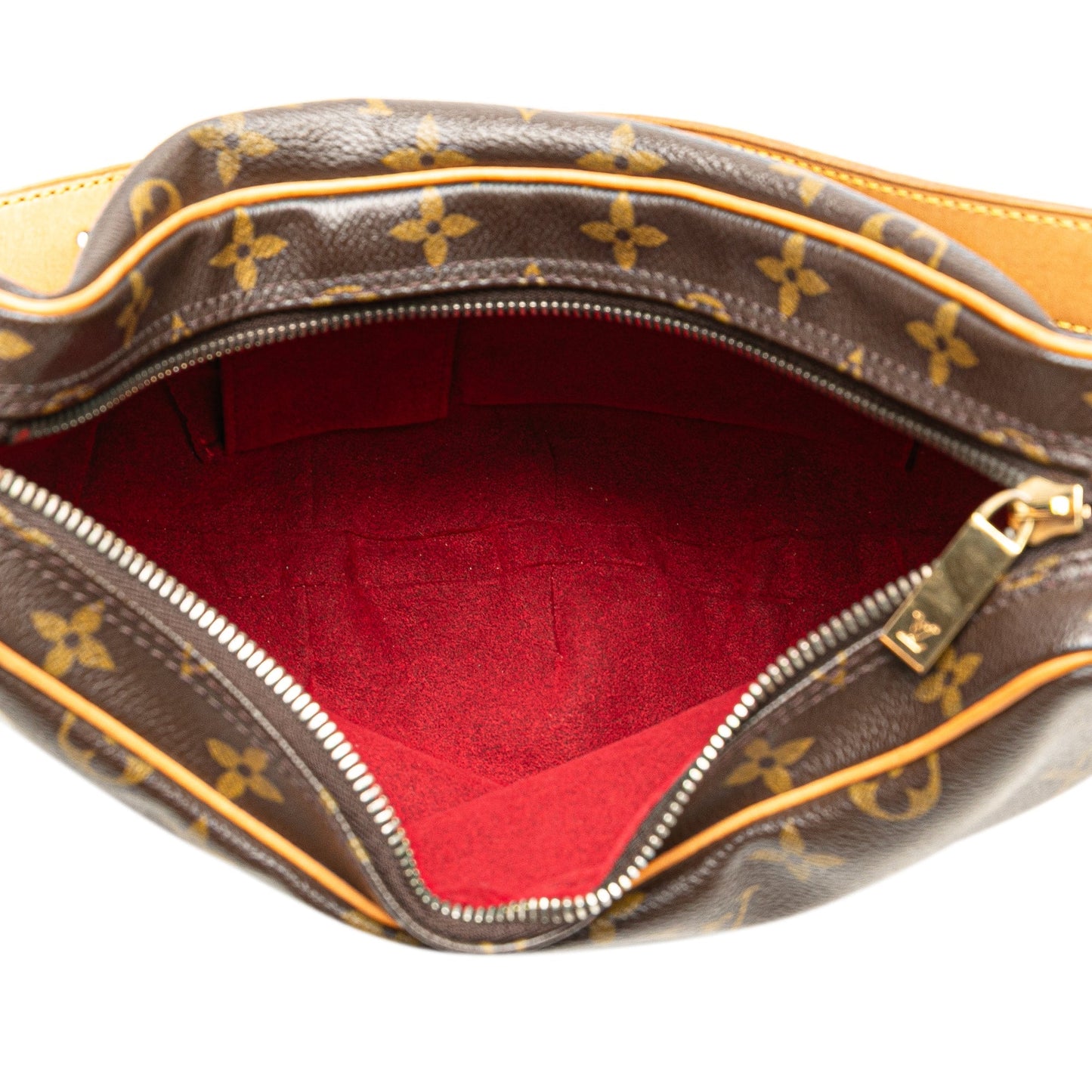 Brown Louis Vuitton Monogram Croissant MM Hobo Bag