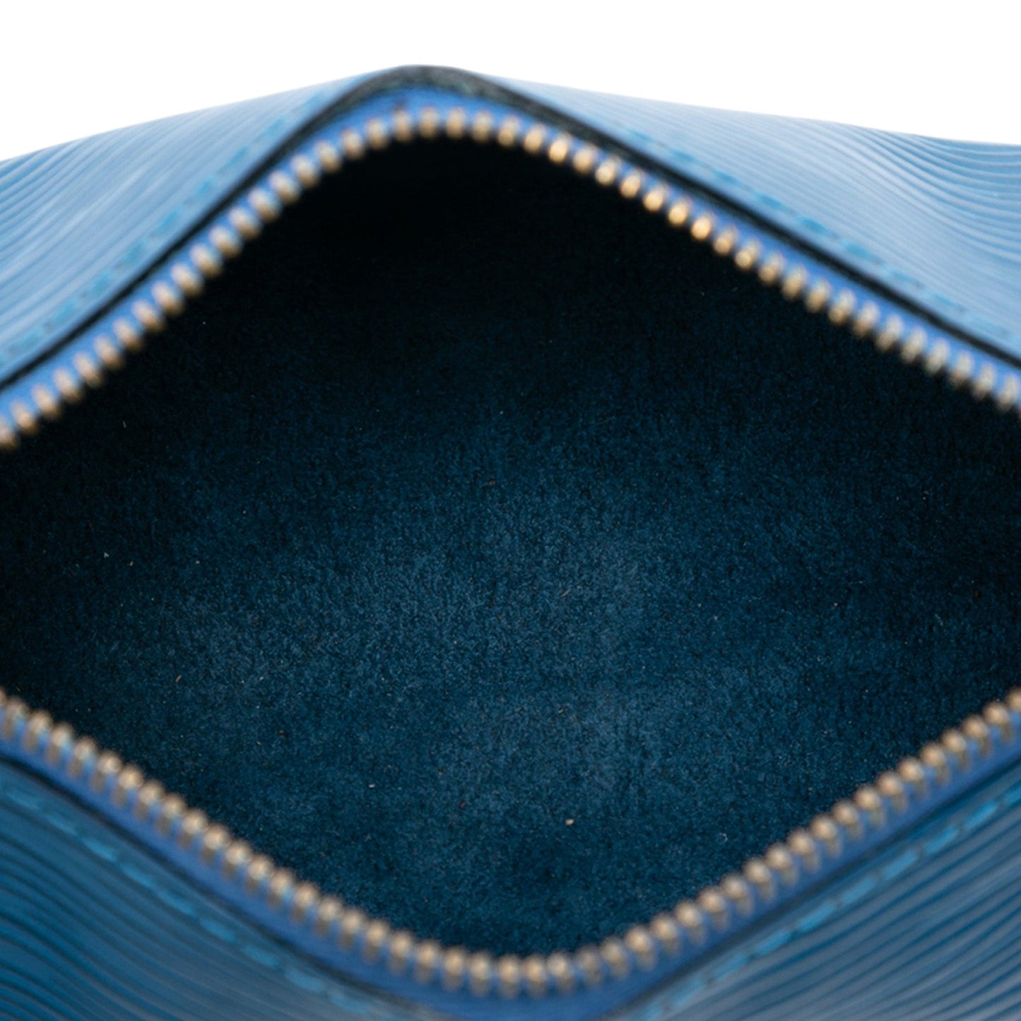 Blue Louis Vuitton Epi Pochette Papillon Handbag