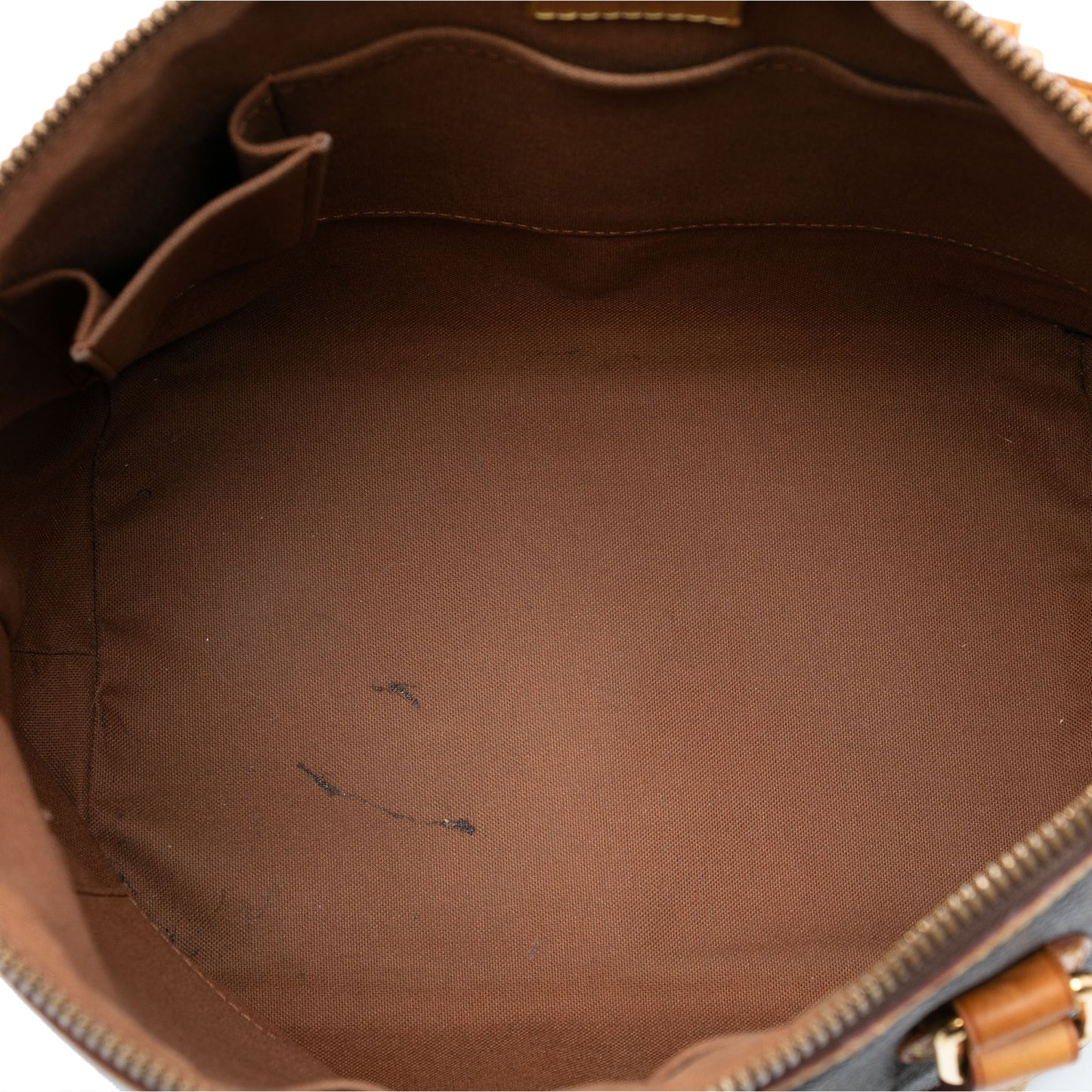 Brown Louis Vuitton Monogram Palermo PM Satchel