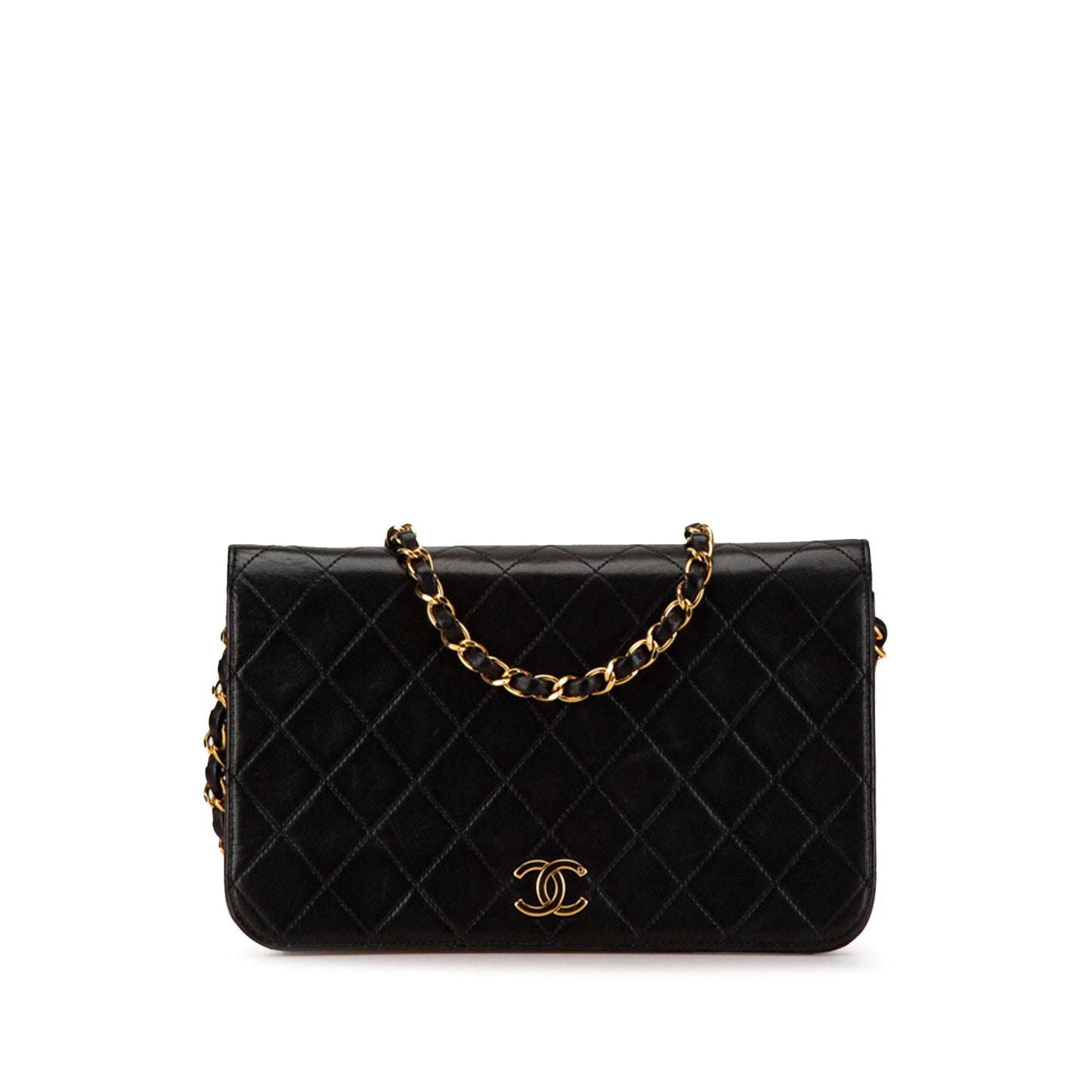 Chanel CC Quilted Lambskin Full Flap (SHG-mUBWMR)