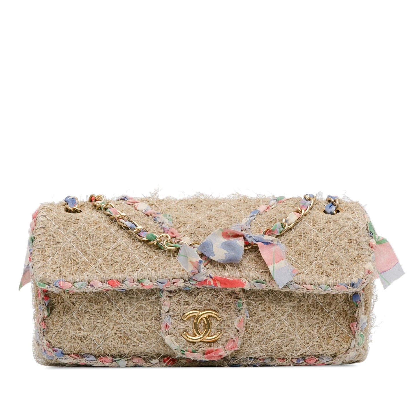 Chanel CC Straw Country Flap (SHG-d50HRy)