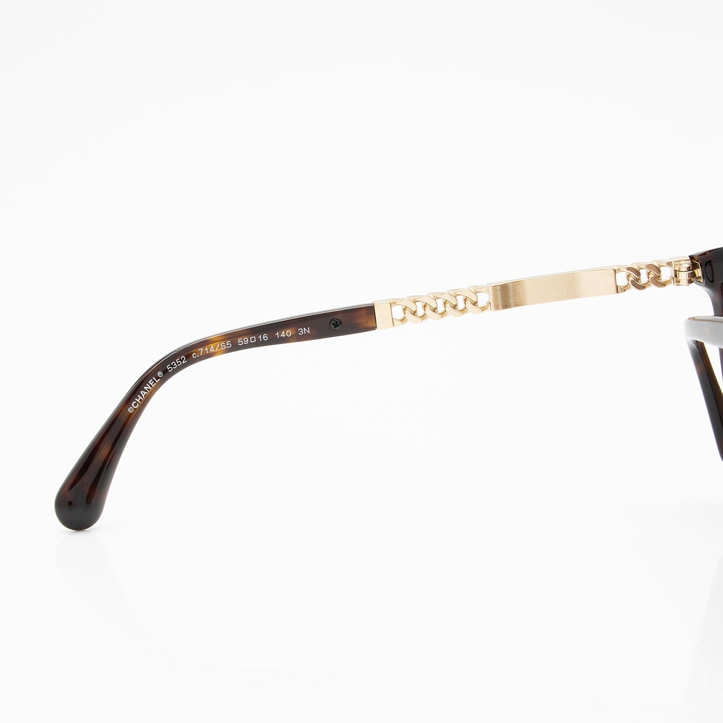 Chanel Cat Eye Chain Link Sunglasses