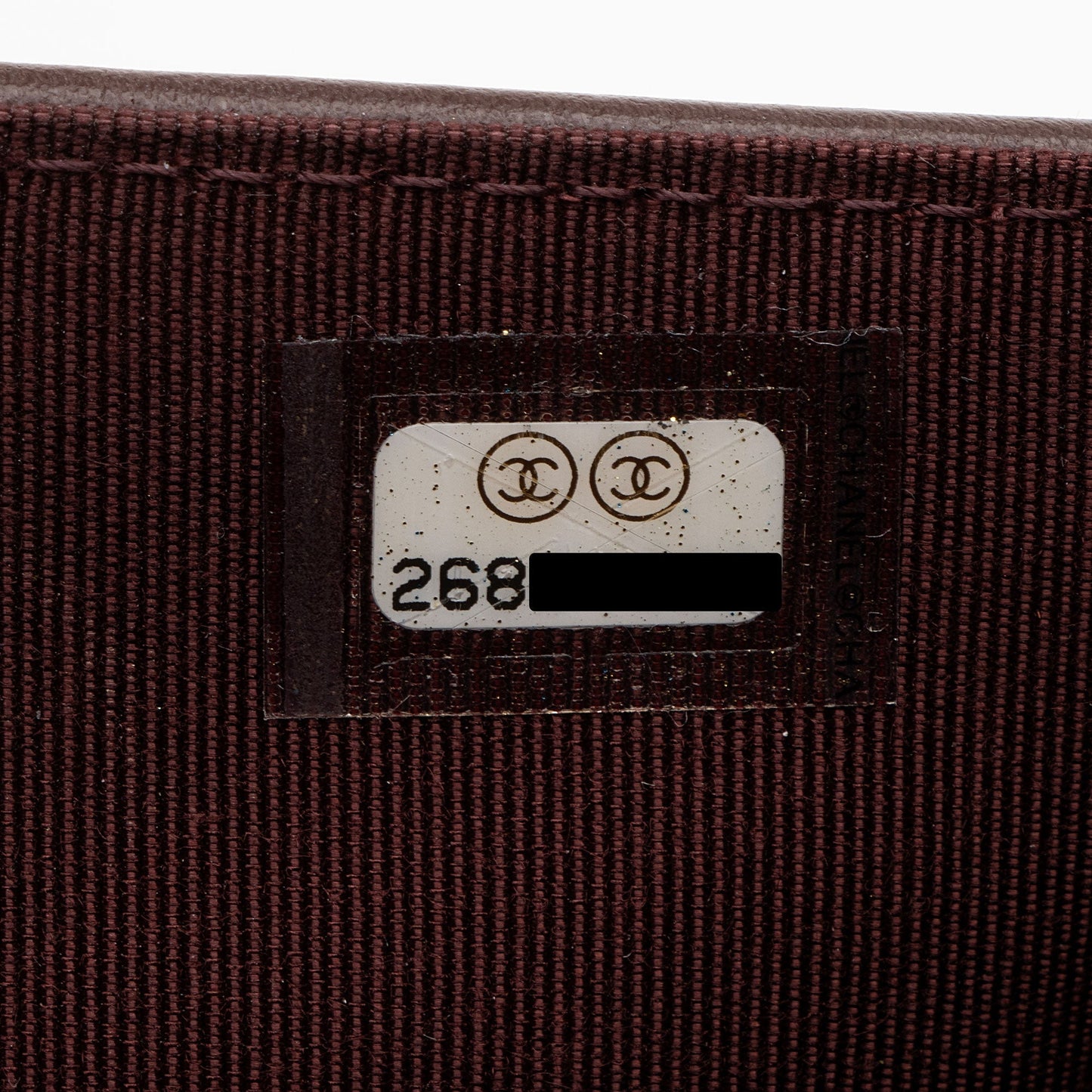 Chanel Caviar Leather CC Yen Wallet