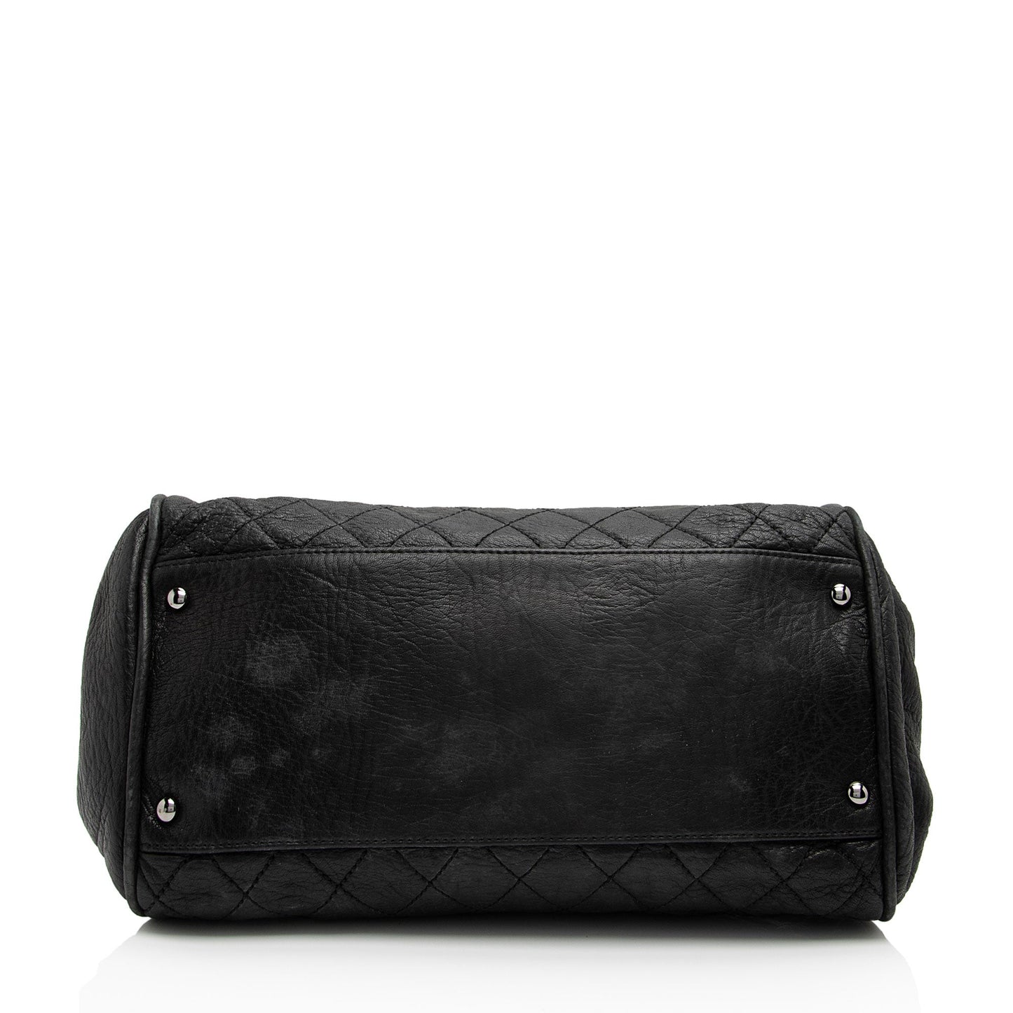 Chanel Distressed Lambskin Lady Braid Bowler Satchel (SHF-4rWbPz) Handbag