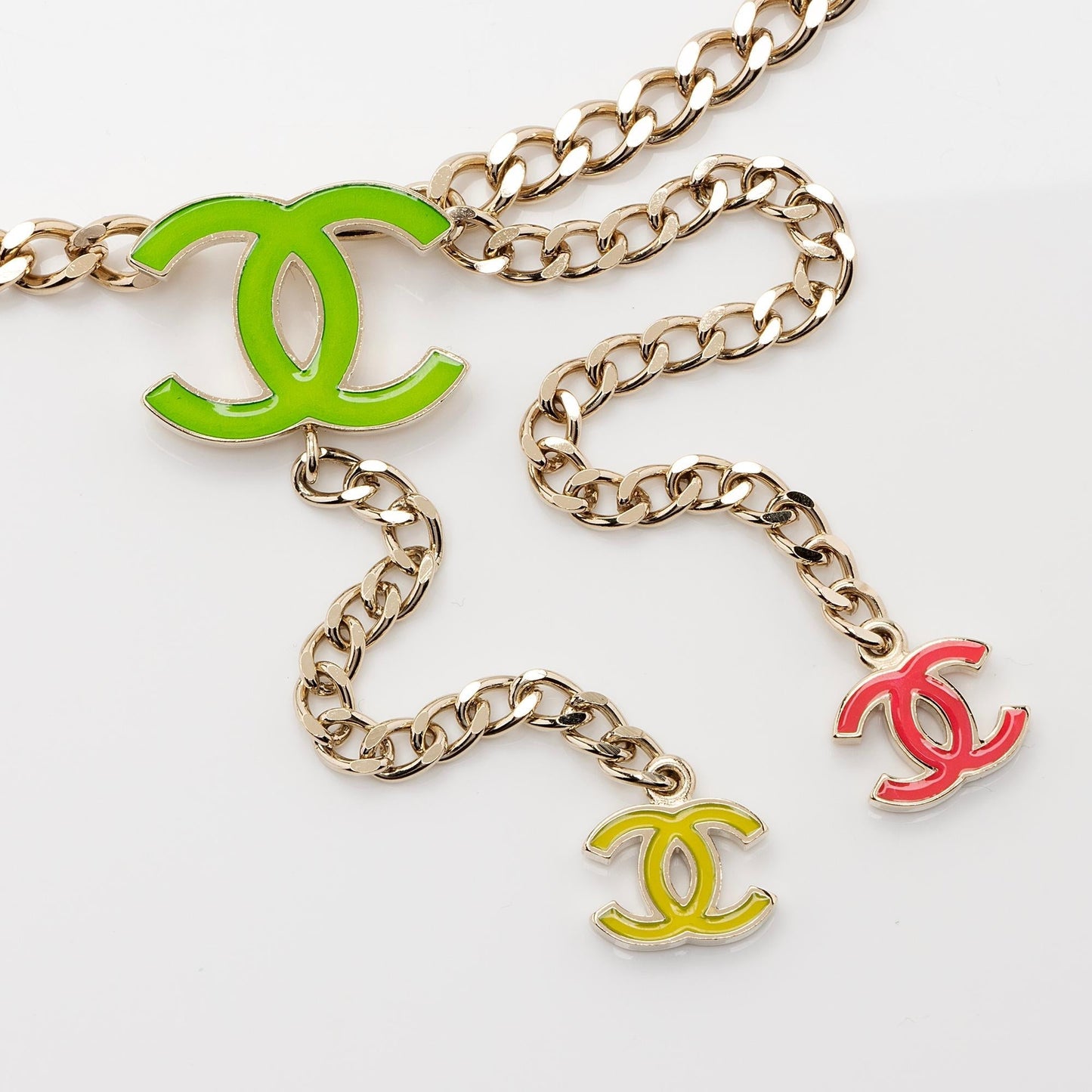 Chanel Enamel CC Chain Belt - Size OS (SHF-hNZYBn)