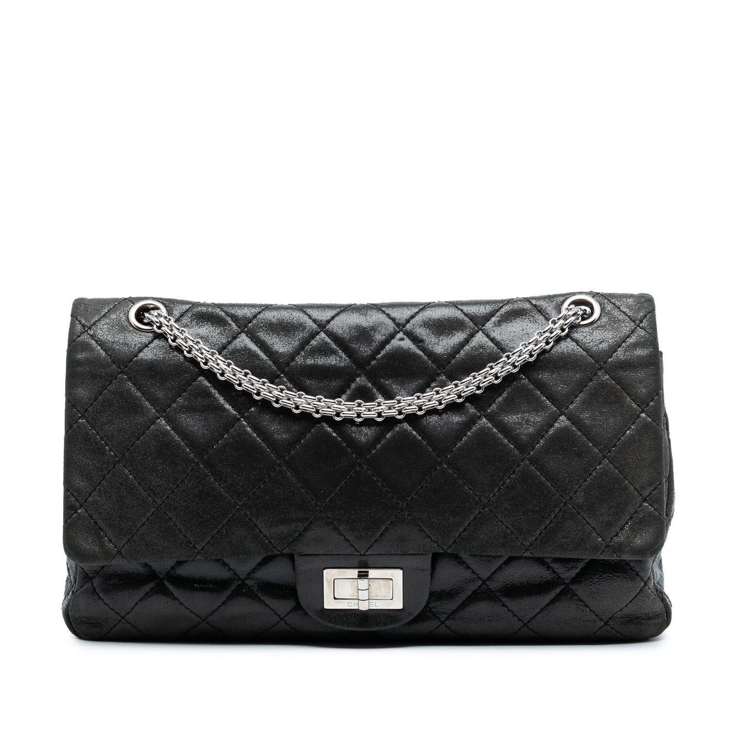 Chanel Iridescent Quilted Lambskin Reissue 2.55 Double Flap 227