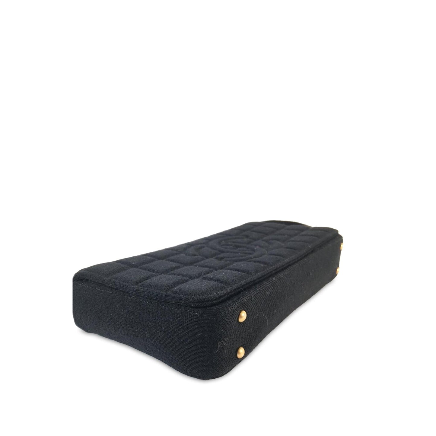 Chanel Jersey Knit Chocolate Bar Flap (SHG-Vk1C4m) Shoulder Bag