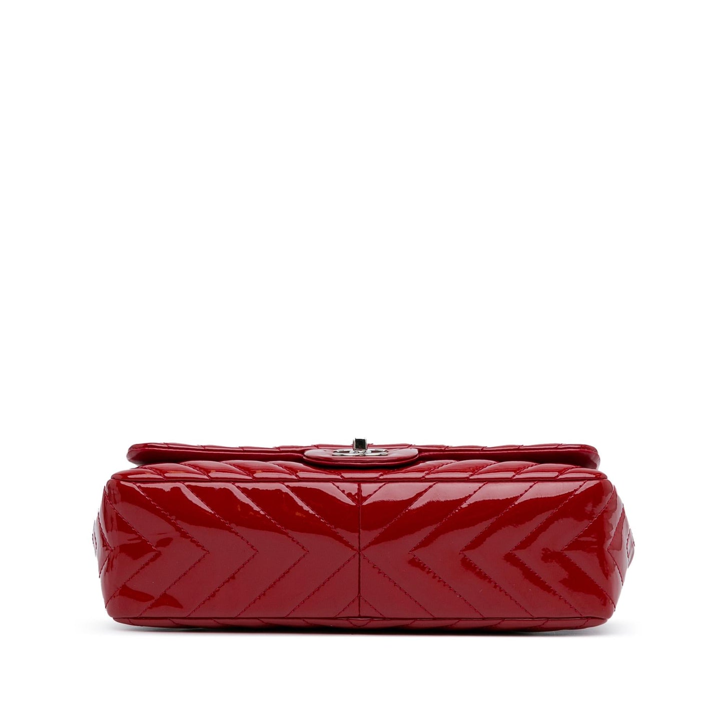 Chanel Jumbo Chevron Patent Single Flap (SHG-q2Z09k) Shoulder Bag