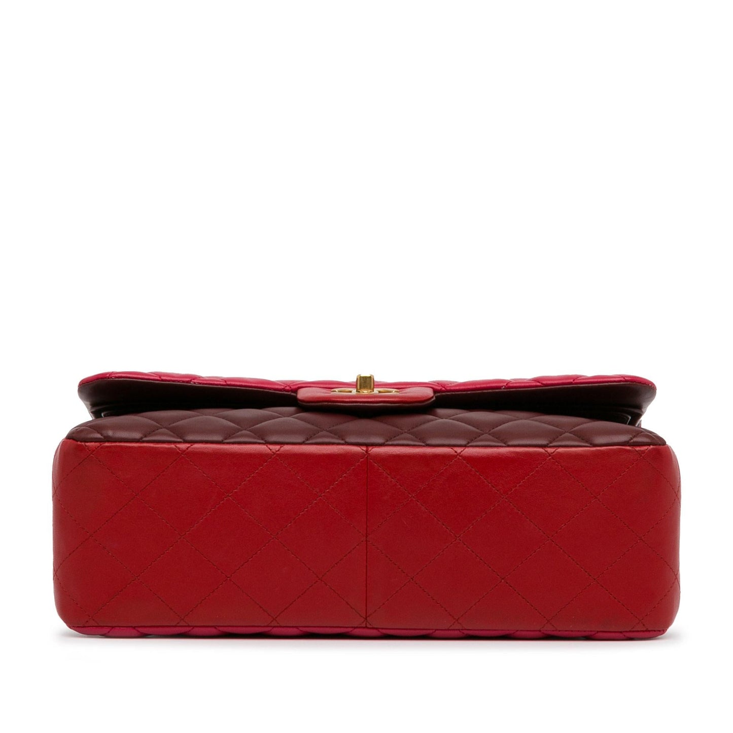 Chanel Jumbo Classic Tricolor Lambskin Double Flap (SHG-2yyCBu) Shoulder Bag