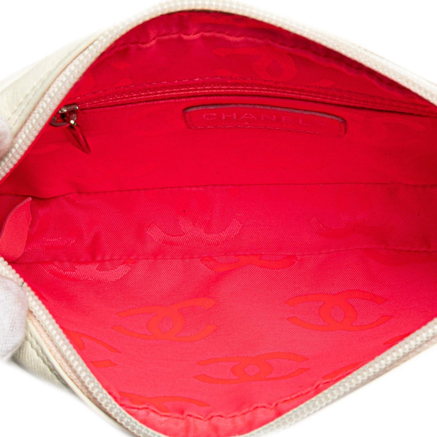 Chanel Lambskin Cambon Ligne Pochette