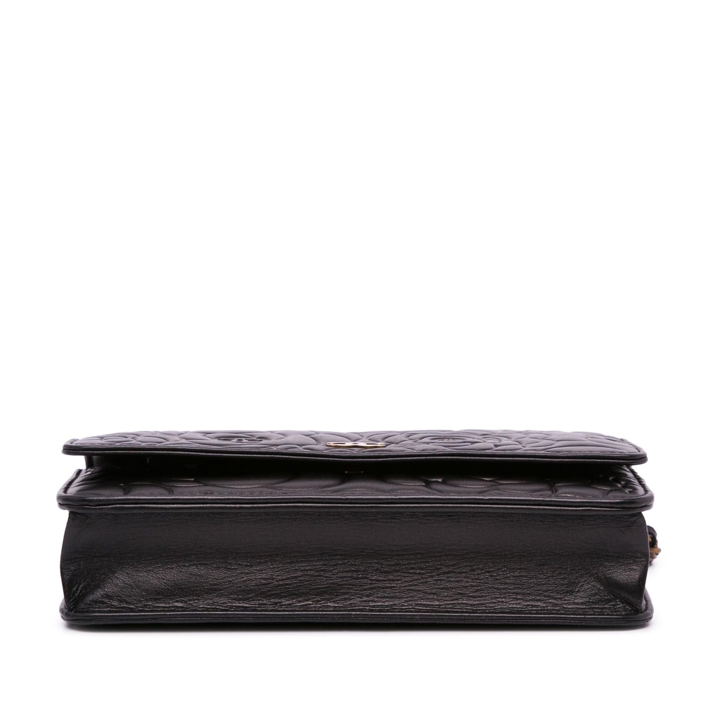 Chanel Lambskin Camellia Wallet On Chain (SHG-uwF0Rj) Crossbody