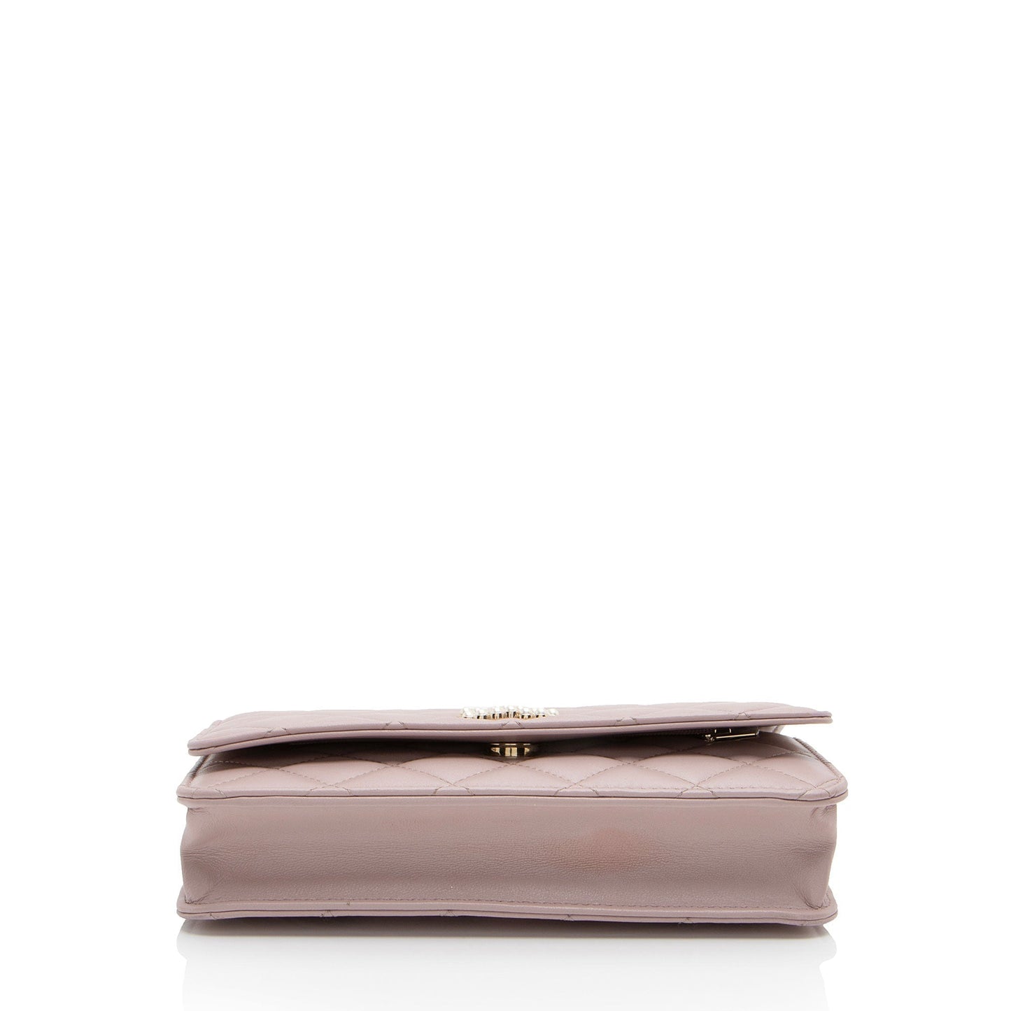 Chanel Lambskin Pearl CC Wallet on Chain (SHF-xRqAN6)