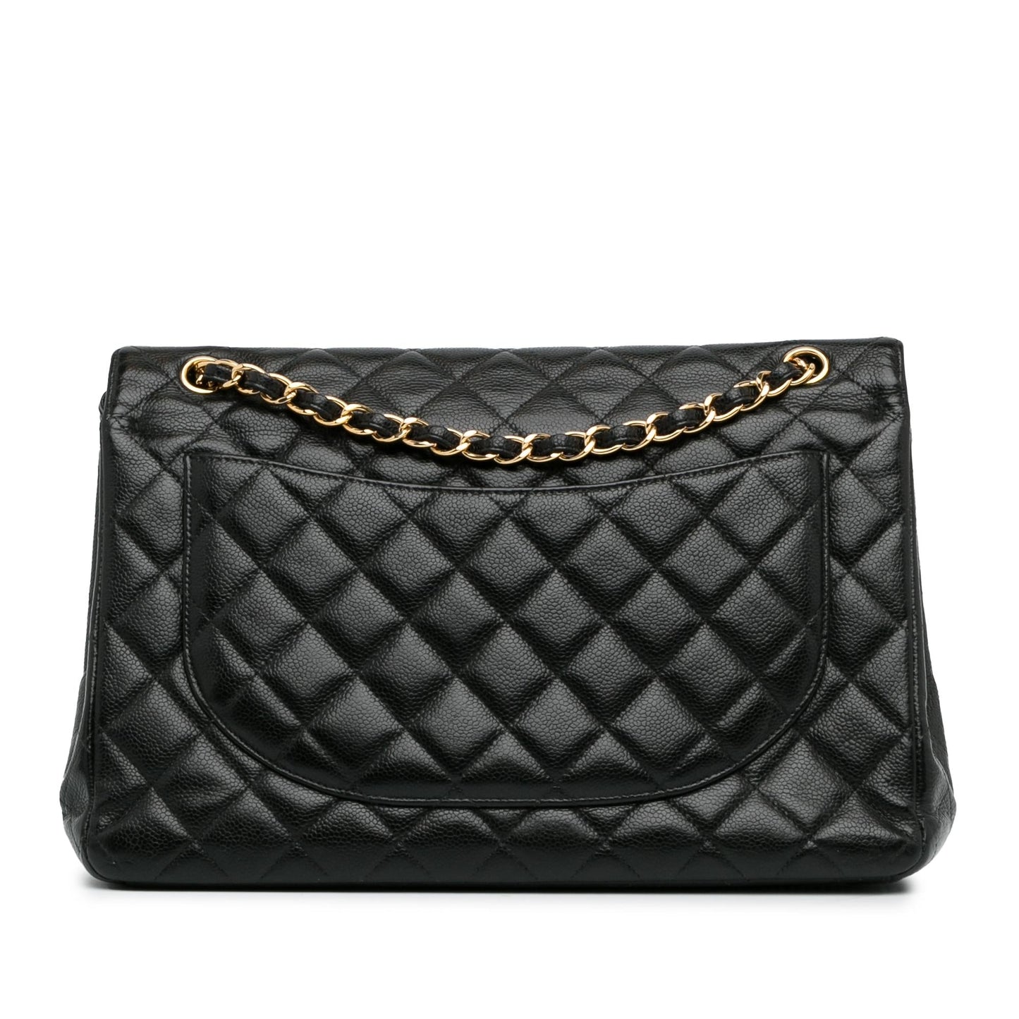 Chanel Maxi Classic Caviar Double Flap (SHG-Nah1rf) Shoulder Bag