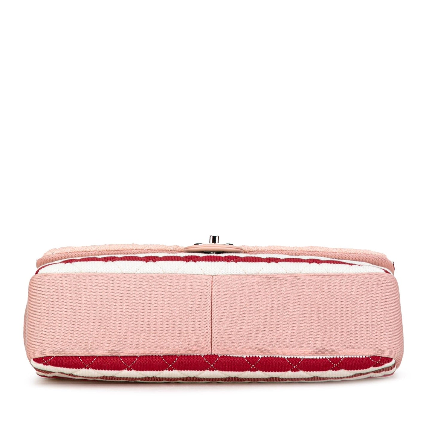 Chanel Maxi Stripe Jersey Felt and Rope Flap (SHG-Zvi1g1)