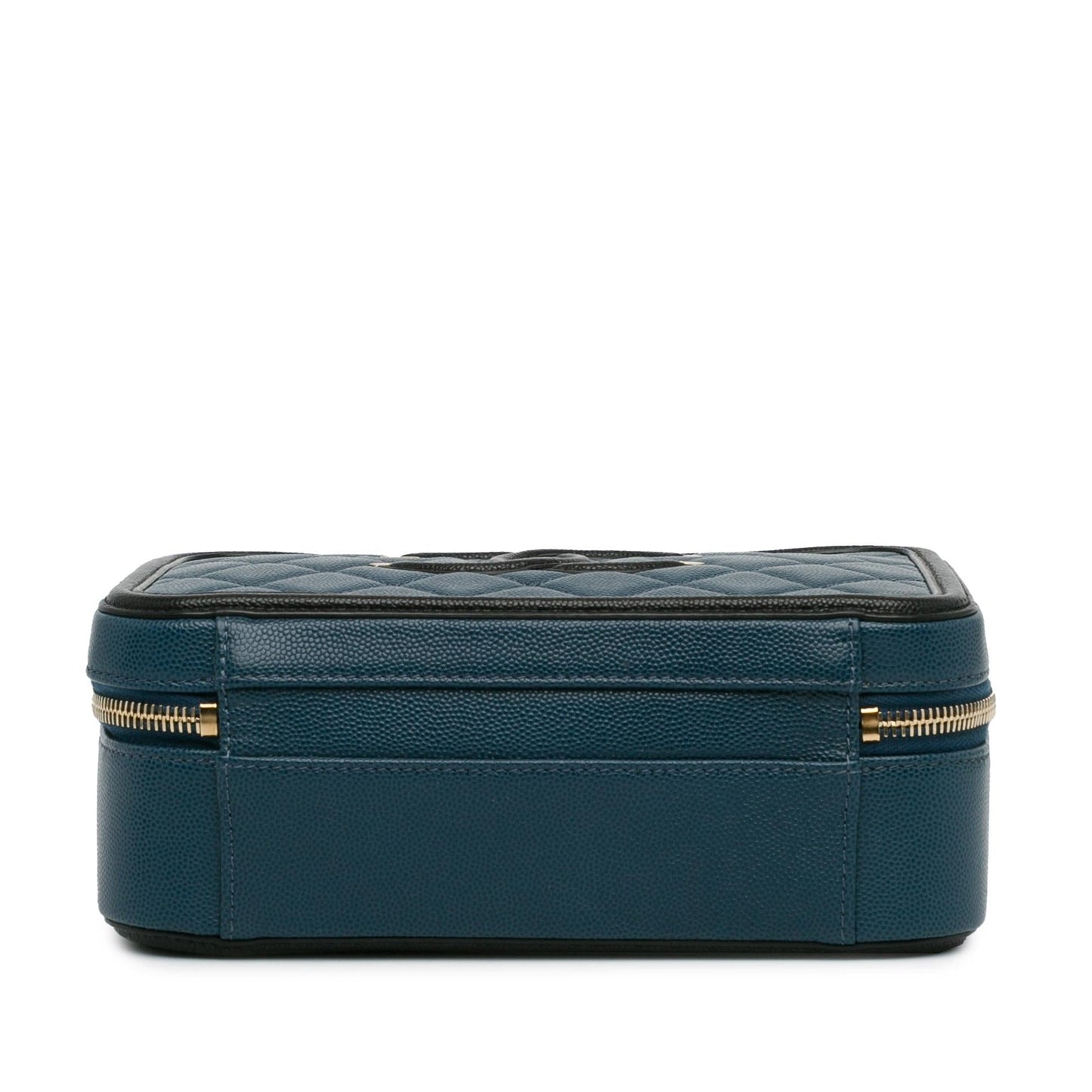 Chanel Medium Bicolor Caviar CC Filigree Vanity Case (SHG-FS85RY) Handbag
