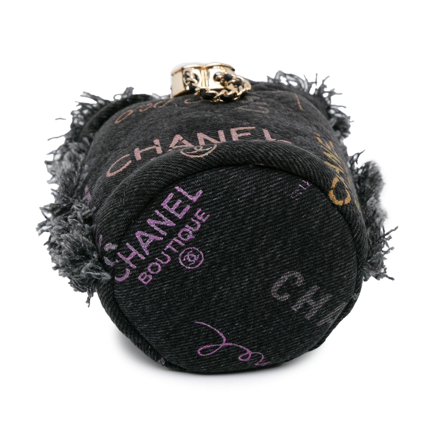 Chanel Mini Denim Mood Bucket with Chain (SHG-lXV8UG)